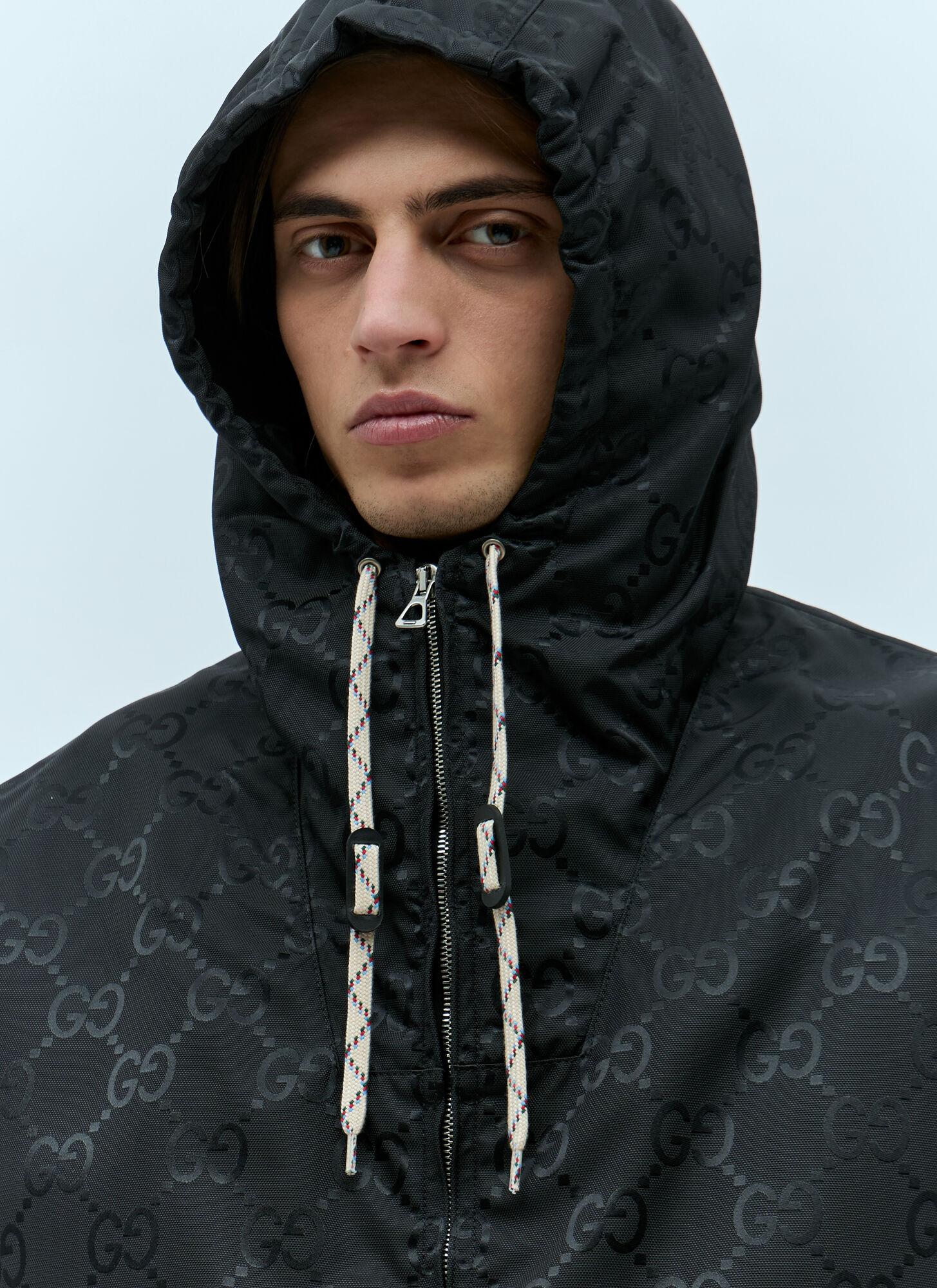 Gucci Gg Hooded Jacket in Black for Men Lyst UK