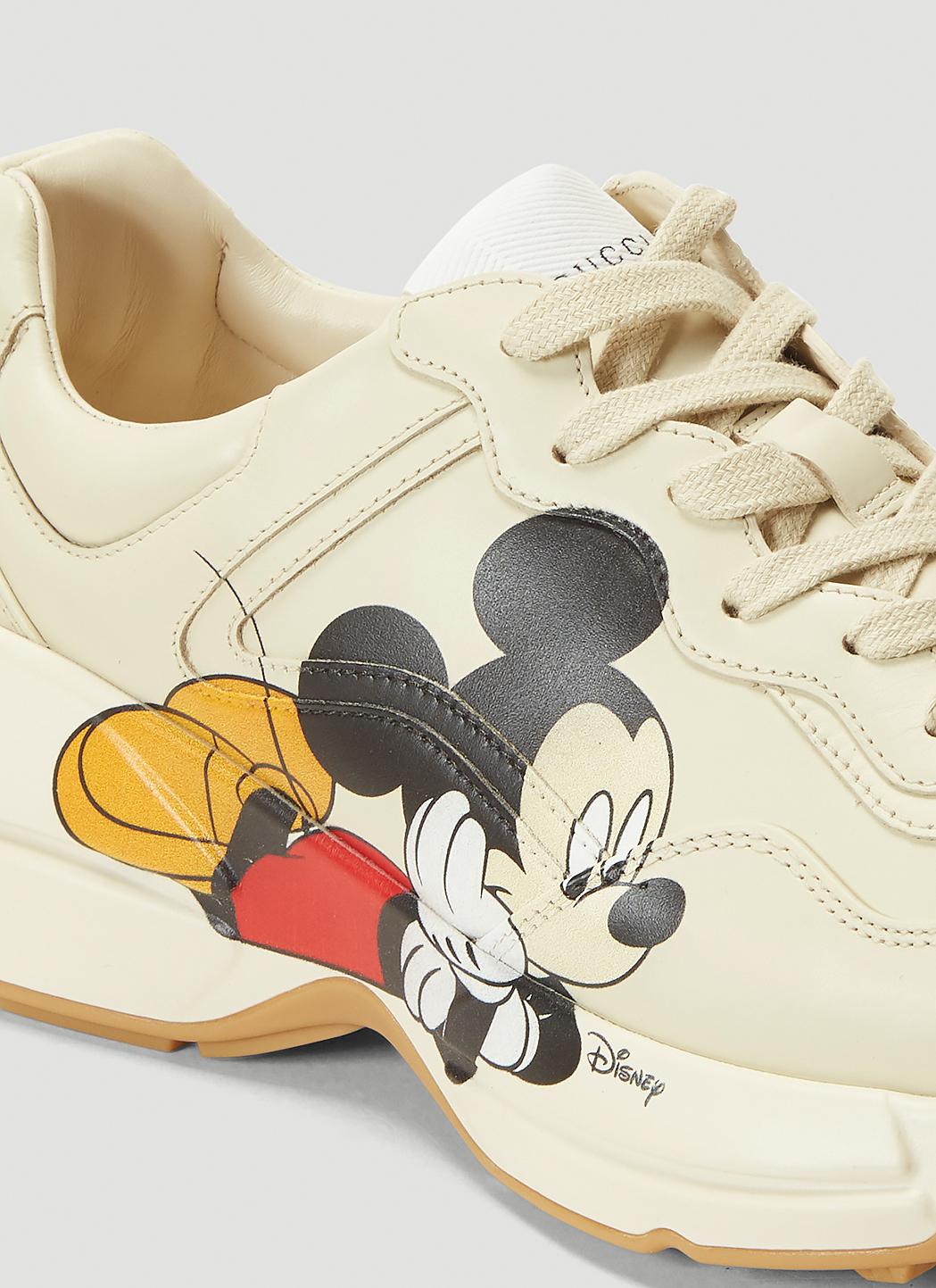 gucci trainers mickey mouse