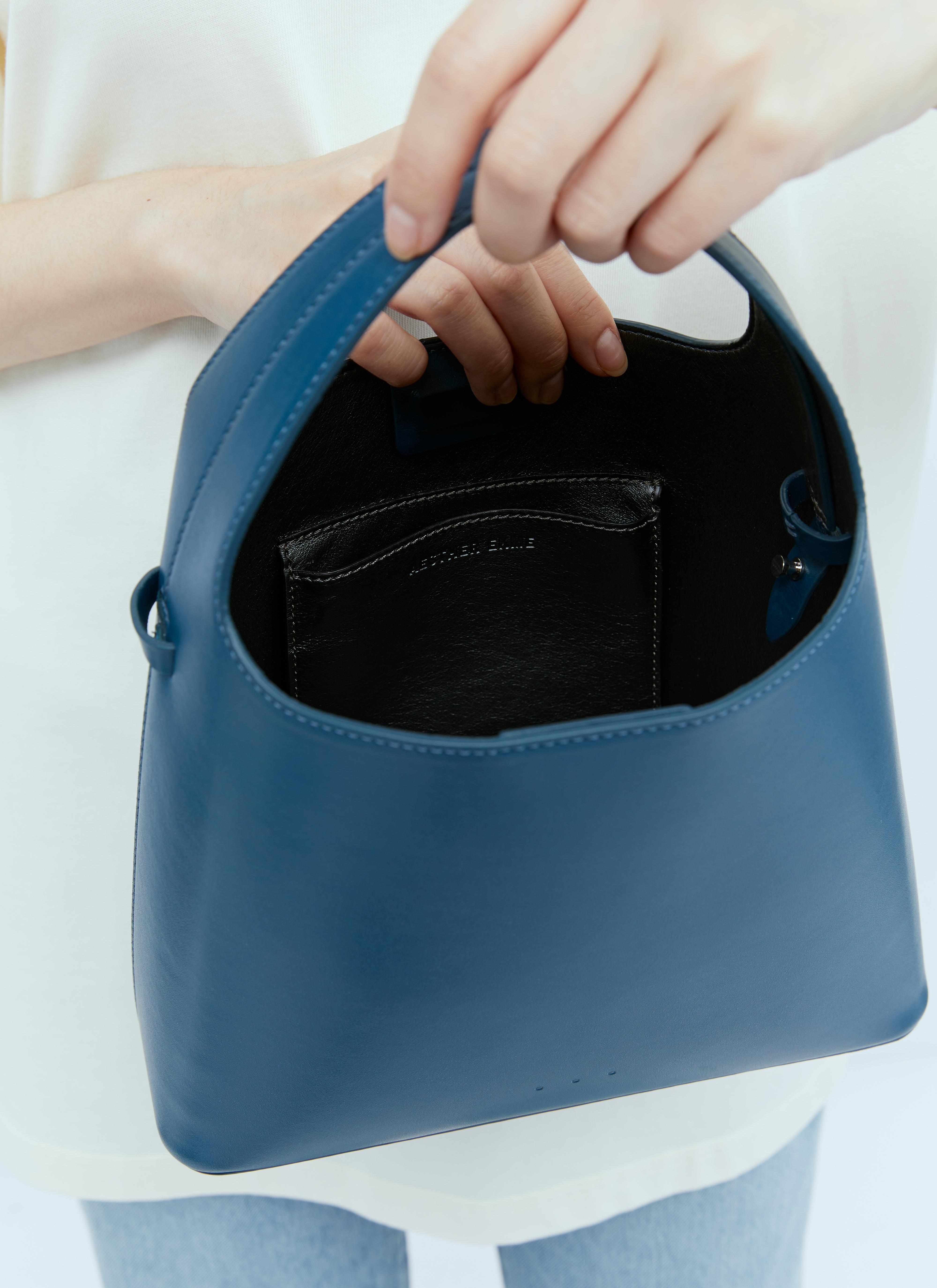 Aesther Ekme Mini Sac Leather Shoulder Bag Blue