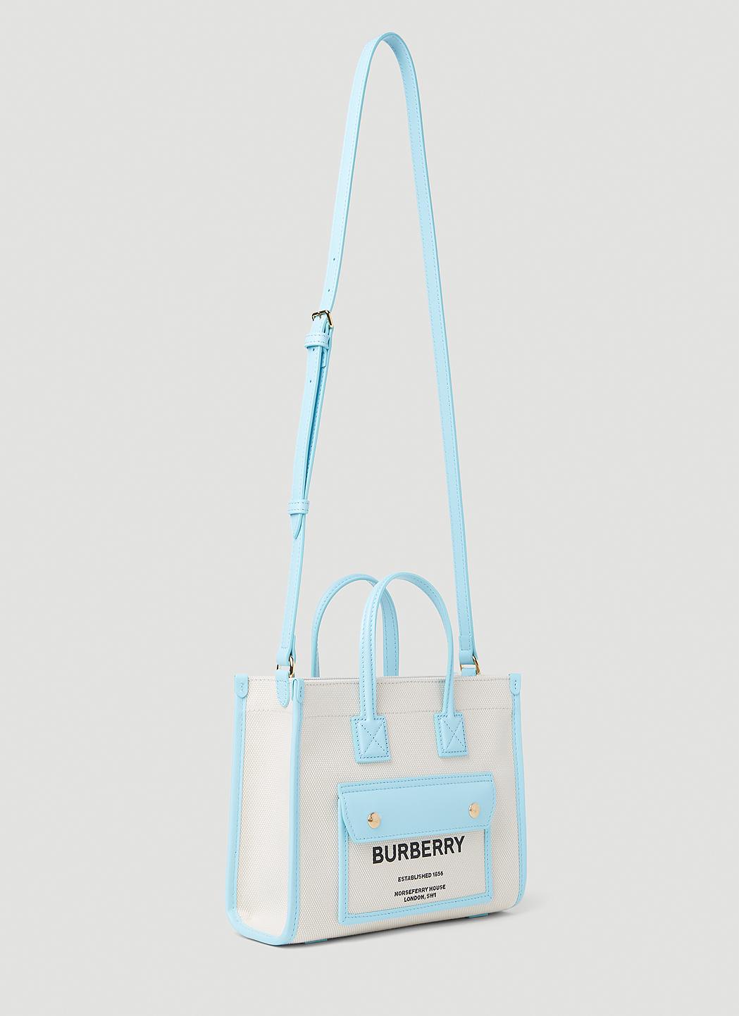 Burberry Mini Freya Monogram Tote Bag