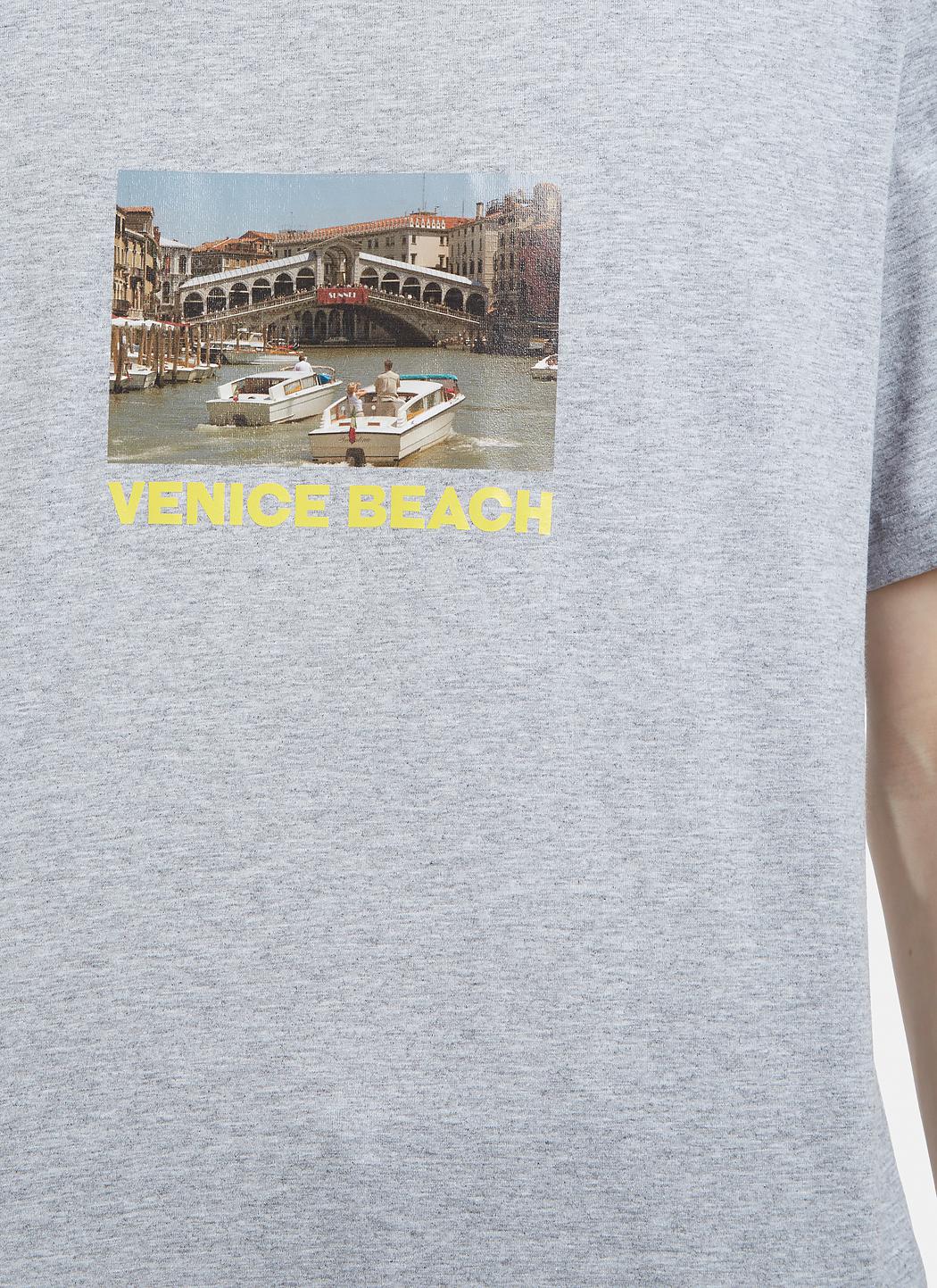 Lyst Sunnei Venice Beach T Shirt In Grey Gray For Men Gallery