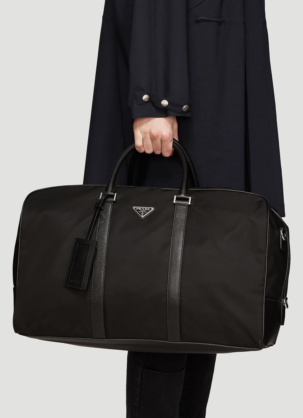 Prada Synthetic Re-nylon Picnic Bag in Black for Men Mens Bags Duffel bags and weekend bags 