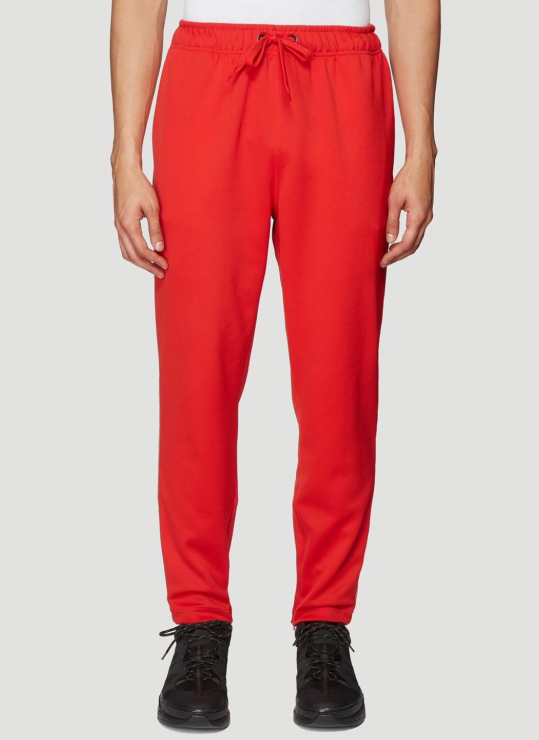 burberry pants red