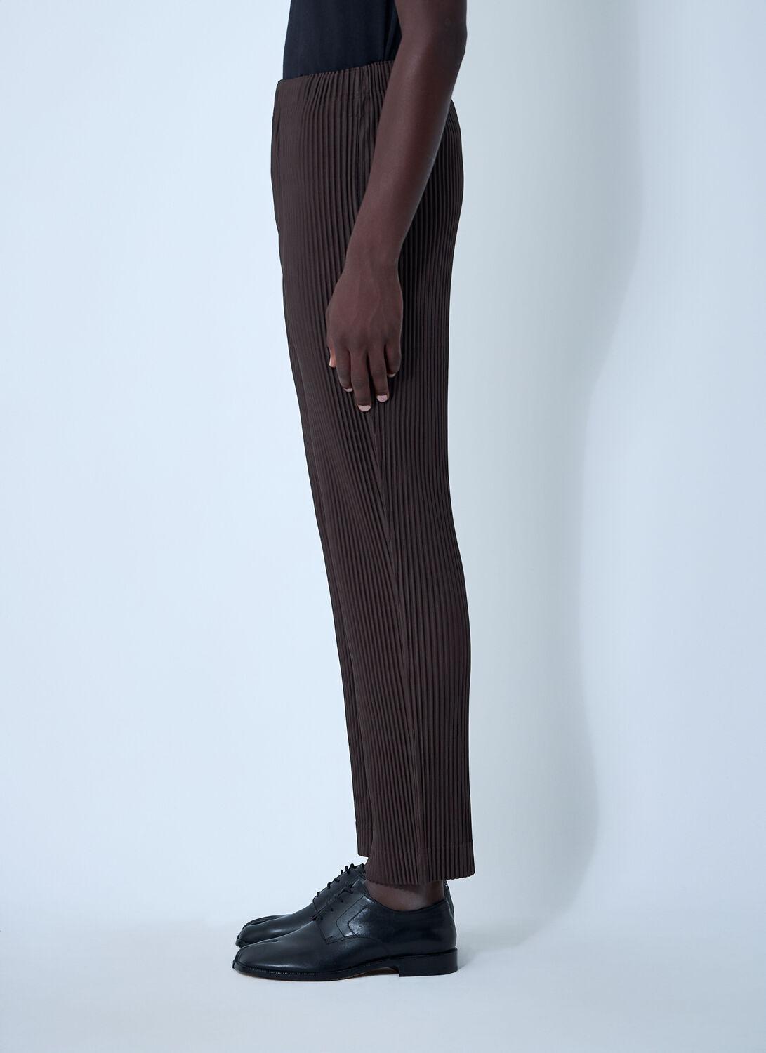 HOMME PLISSE ISSEY MIYAKE スラックス Homme Plisse Issey Miyake Men's Pleated Straight-Leg Pants