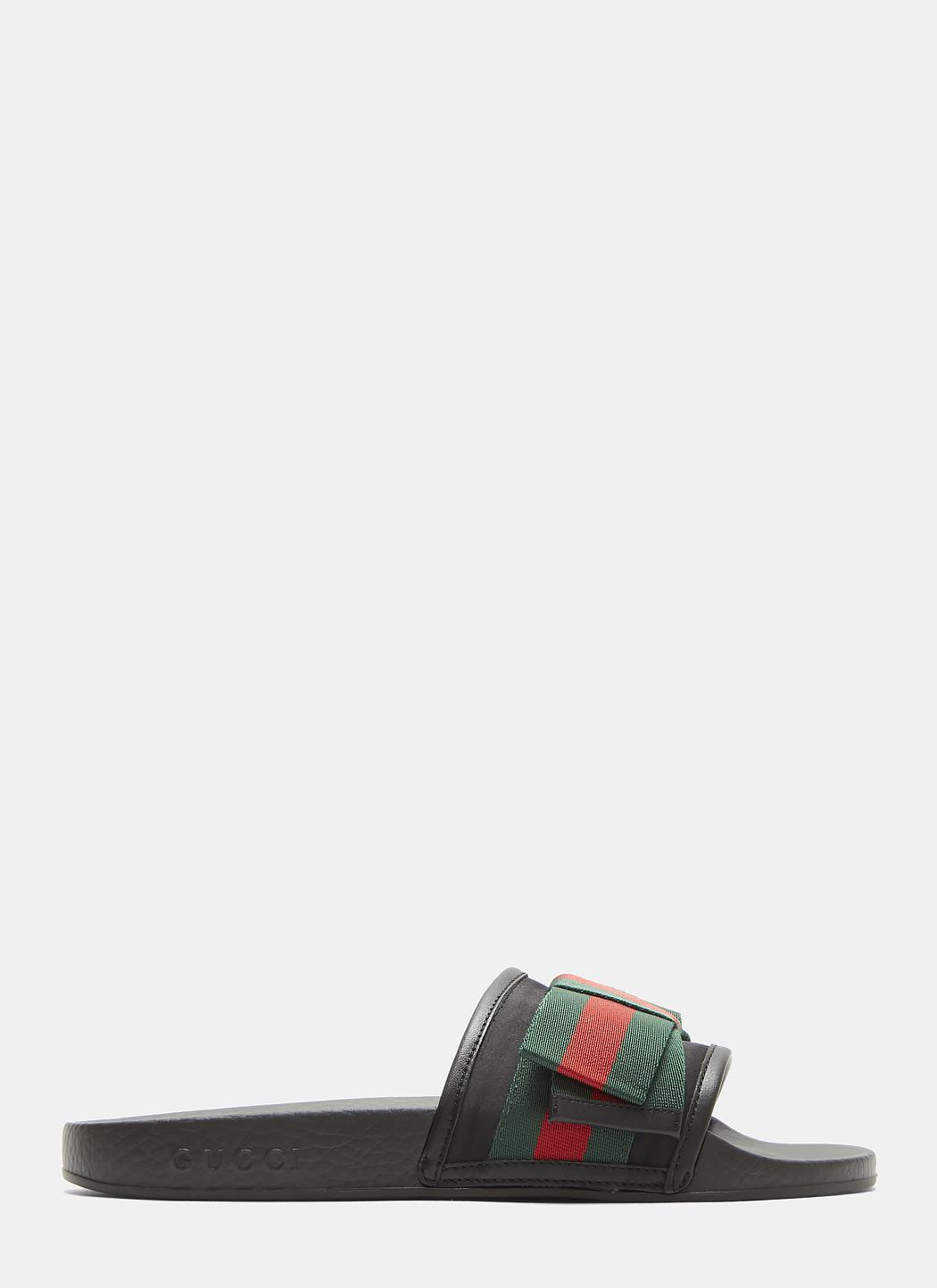 gucci slides women with bow
