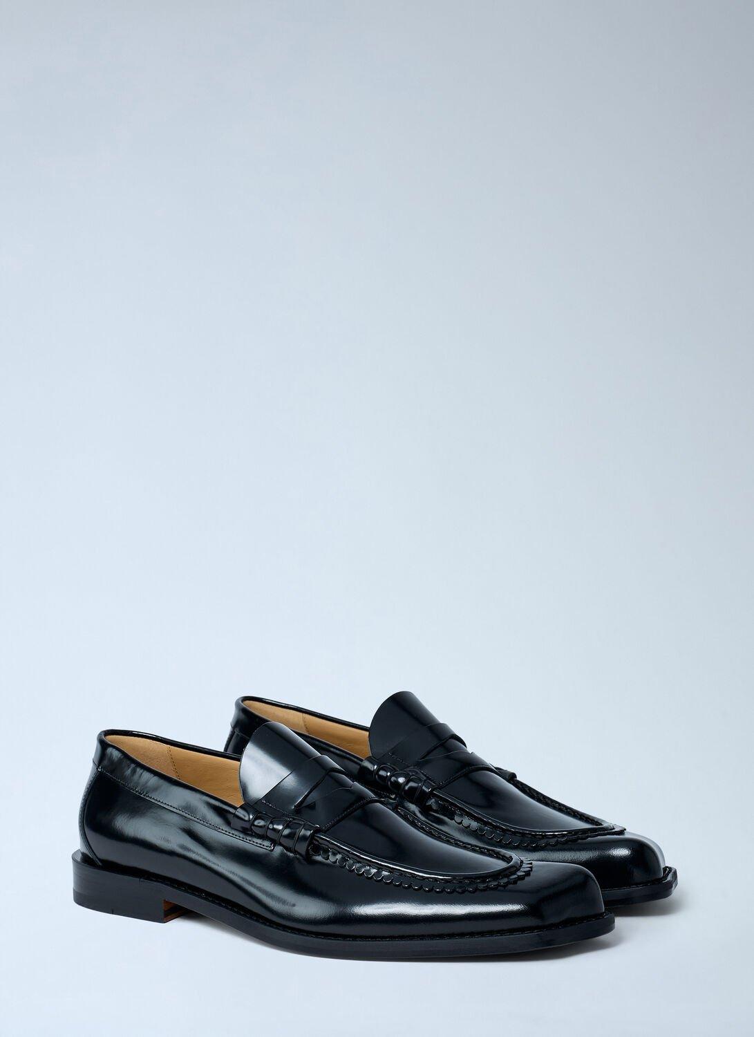 靴 Vivienne Westwood Man leather shoes VIVIENNE WESTWOOD Mens Black Leather HANDMADE STAR Shoes