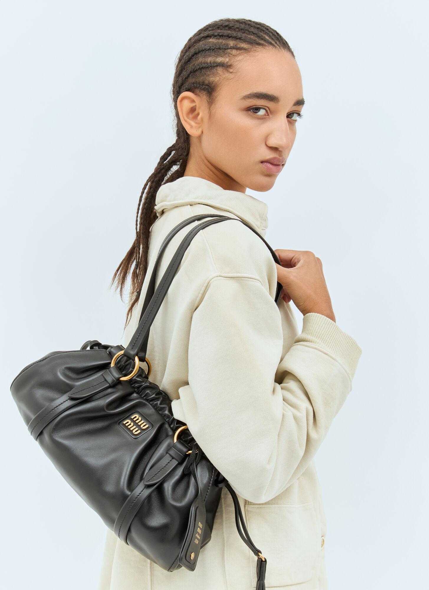 【関税&送料込】Miu Miu Joie Medium Handbag In Nappa Miu Miu Joie Nappa Leather Shoulder Bag in White | Lyst Canada