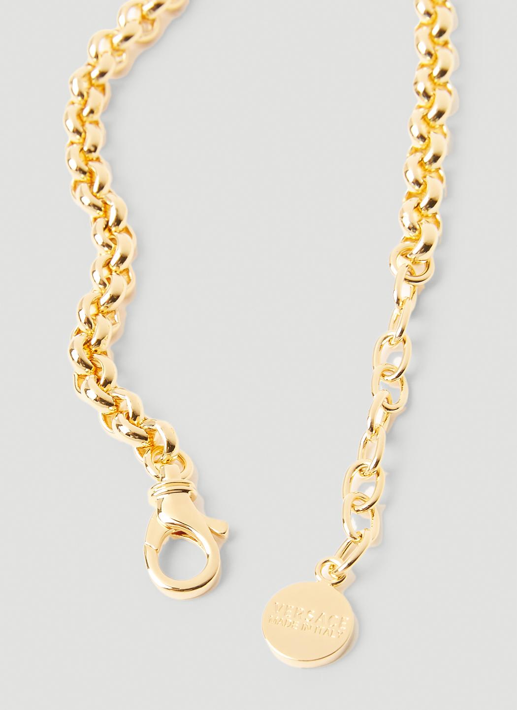 Versace Medusa dog-tag Chain Necklace - Farfetch