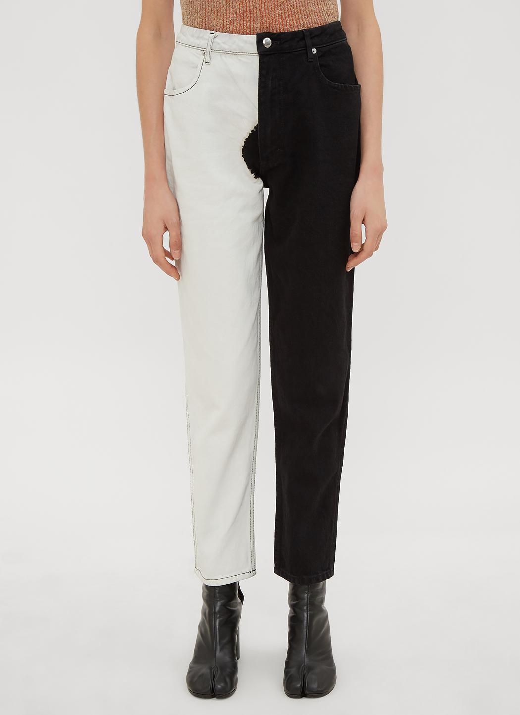 black tone jeans
