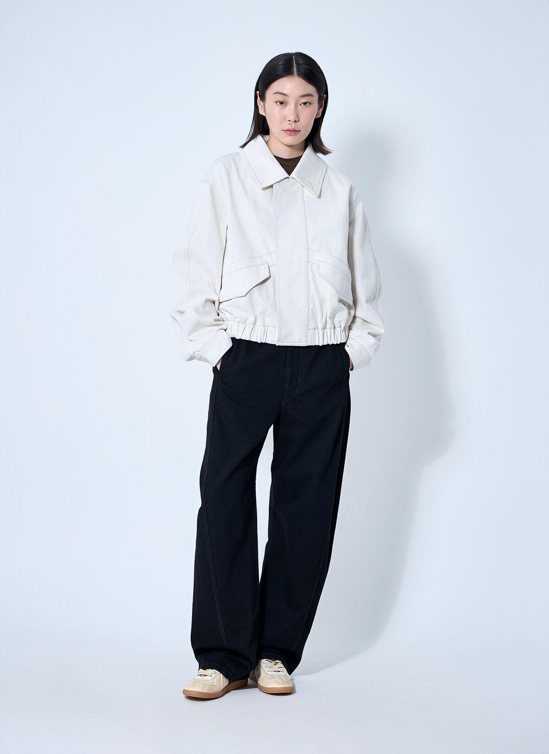 Lemaire｜JACKETS (SHORT BLOUSON (OW1149 LF1365 999)) Lemaire Short Blouson Cream White – Neighbour