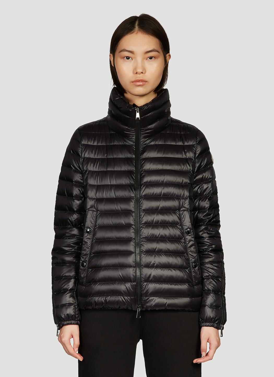 Moncler Synthetic Puffer Jacket in Black - Lyst