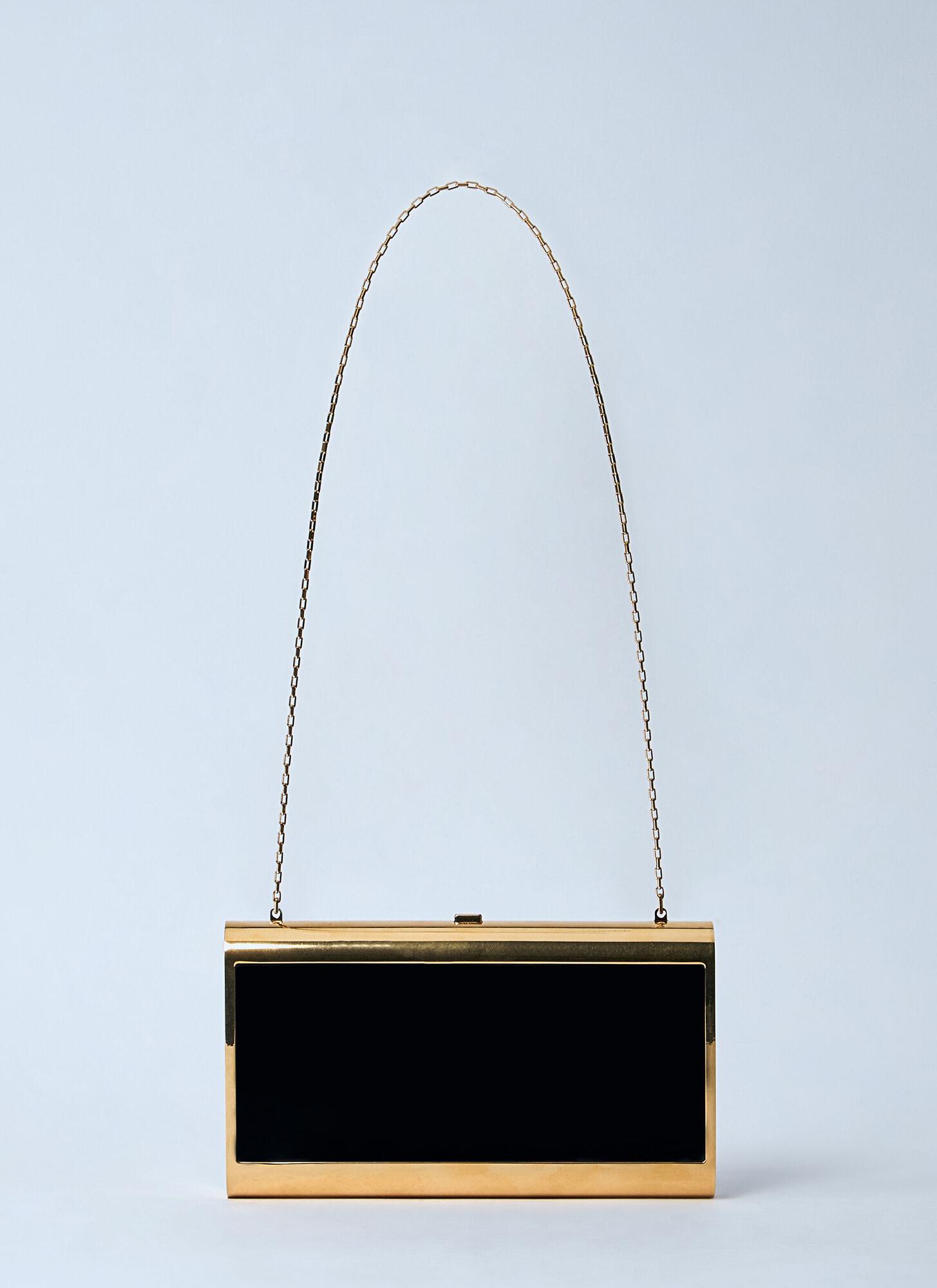 Saint Laurent Metal Minaudiã¨Re Shoulder Bag in Blue Lyst UK