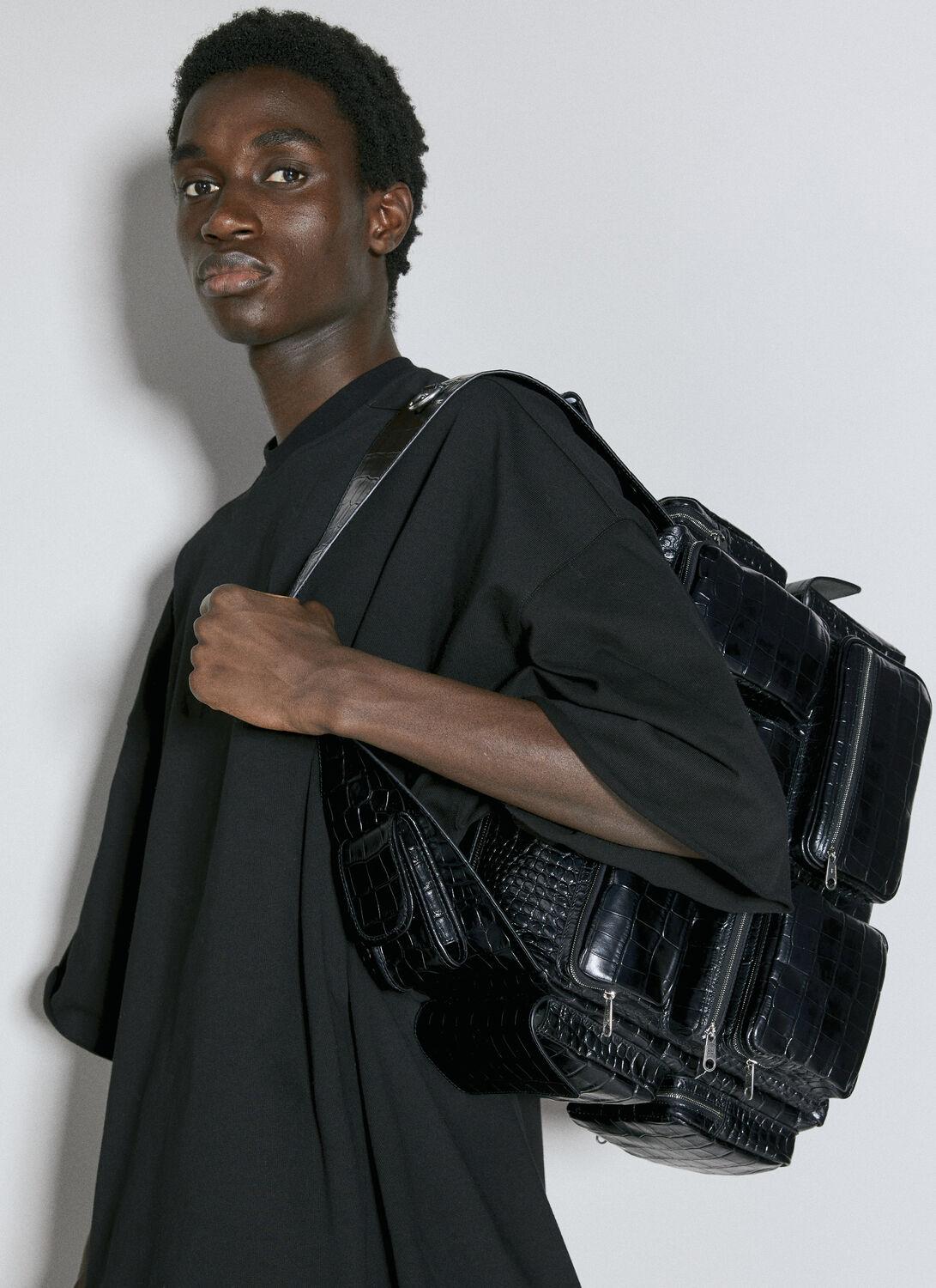 Balenciaga Superbusy Large Sling Bag in Gray for Men | Lyst