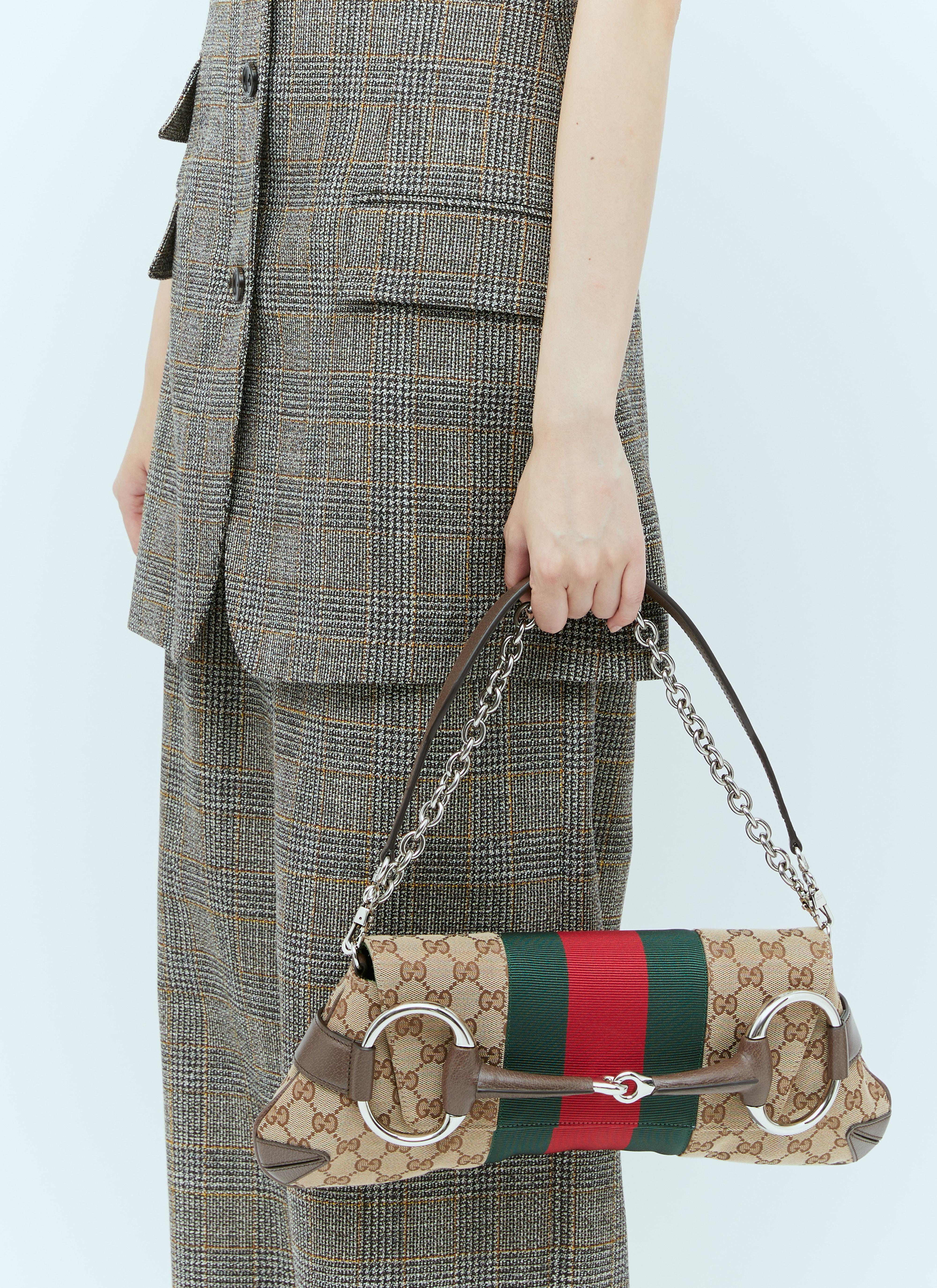 Gucci Medium Horsebit Chain Shoulder Bag - Farfetch
