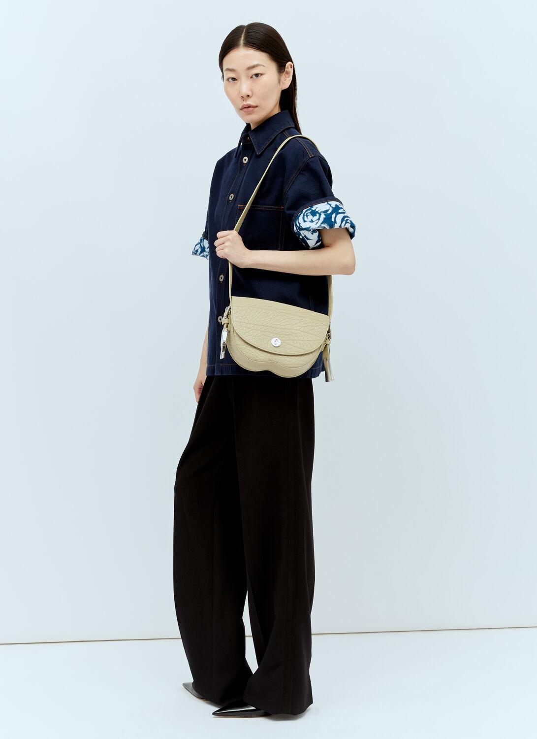 【Burberry】LL SM CHESS SATCHEL YUR Burberry Small Chess Satchel Bag in Pearl | FWRD
