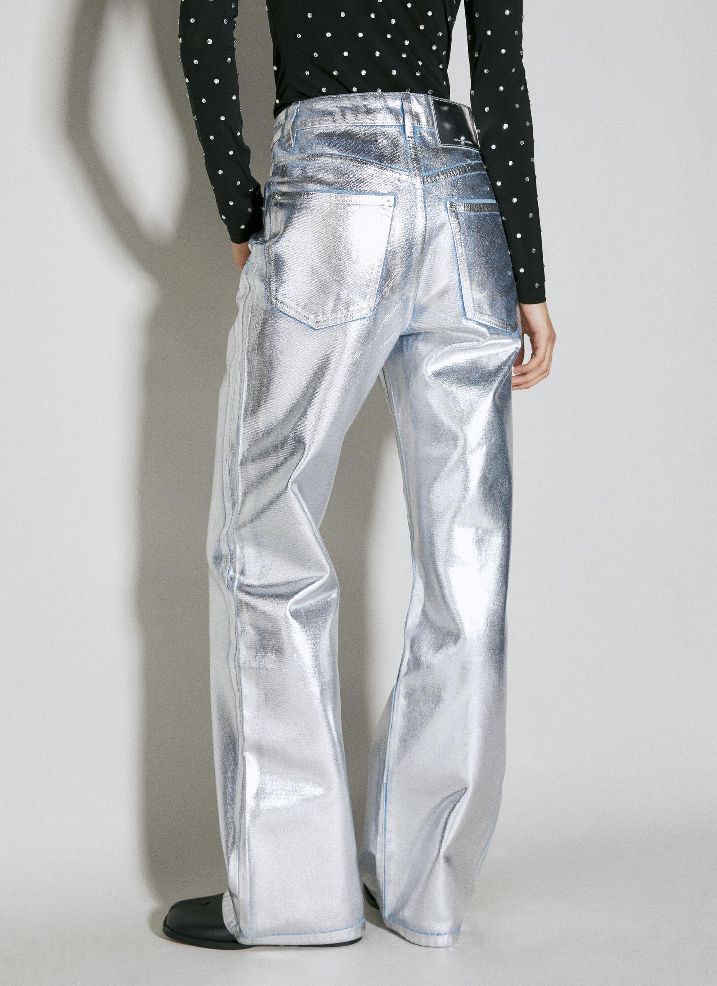 Grey clearance coated jeans