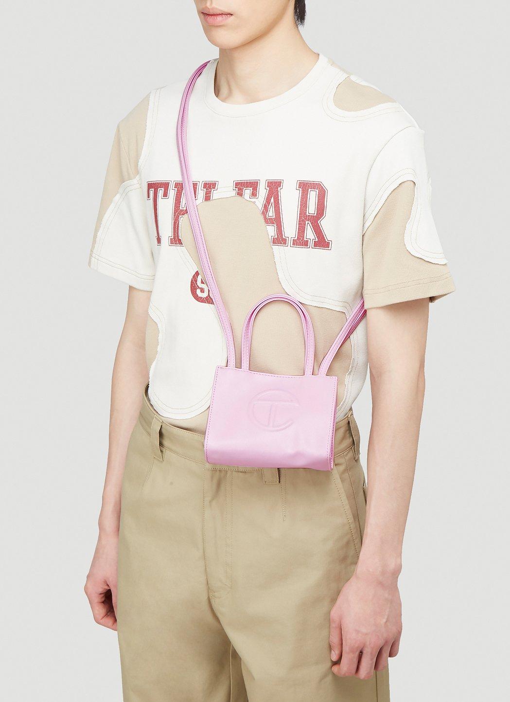 Telfar Small Shopping Bag in Pink for Men