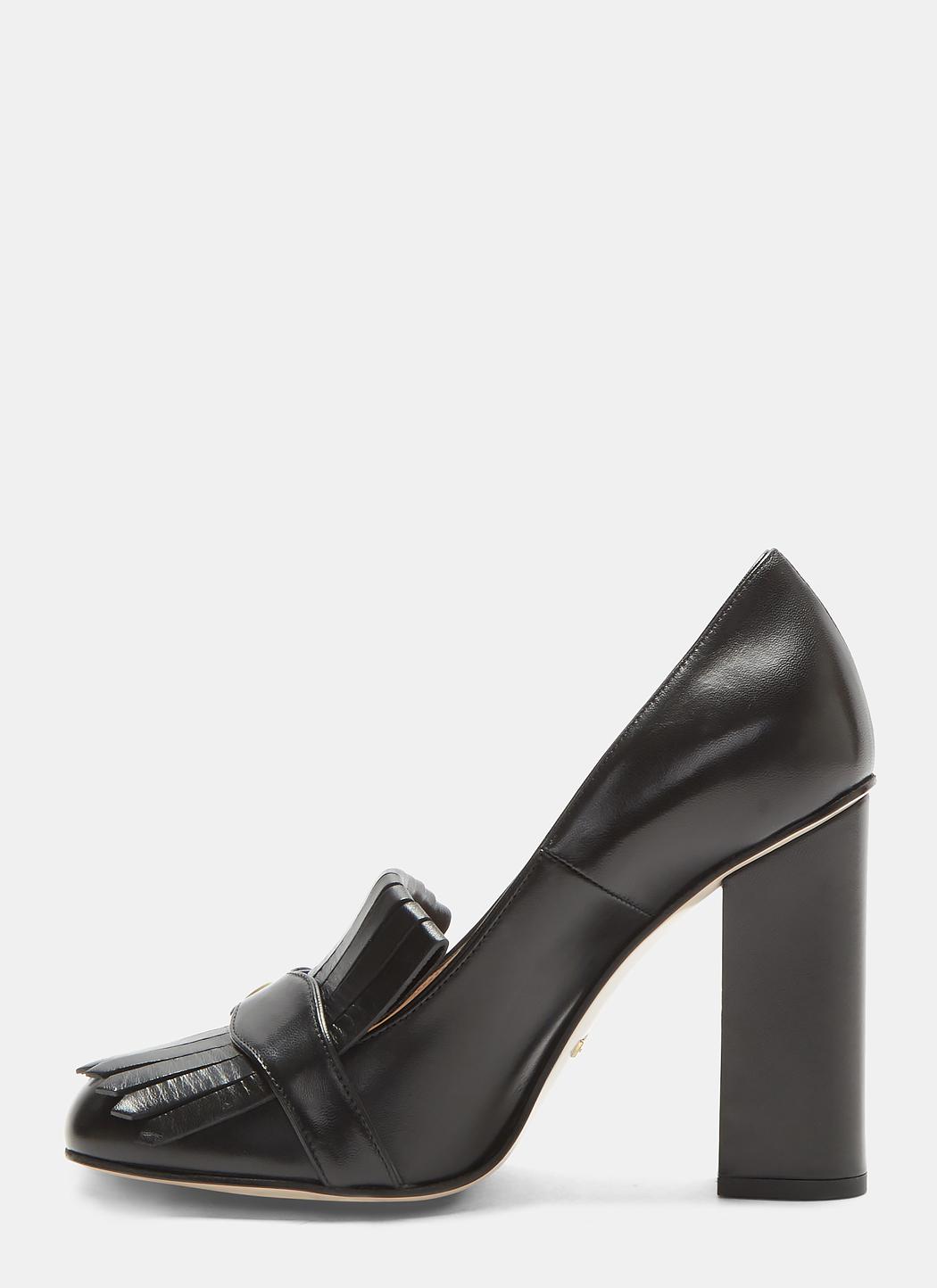 gucci marmont high heel pumps