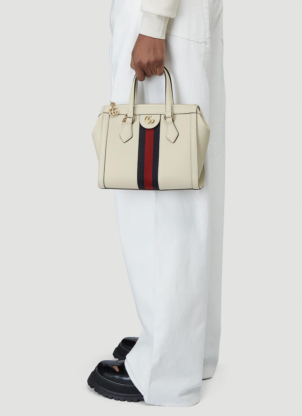 Gucci Ophidia Small Tote Bag in White Lyst Canada