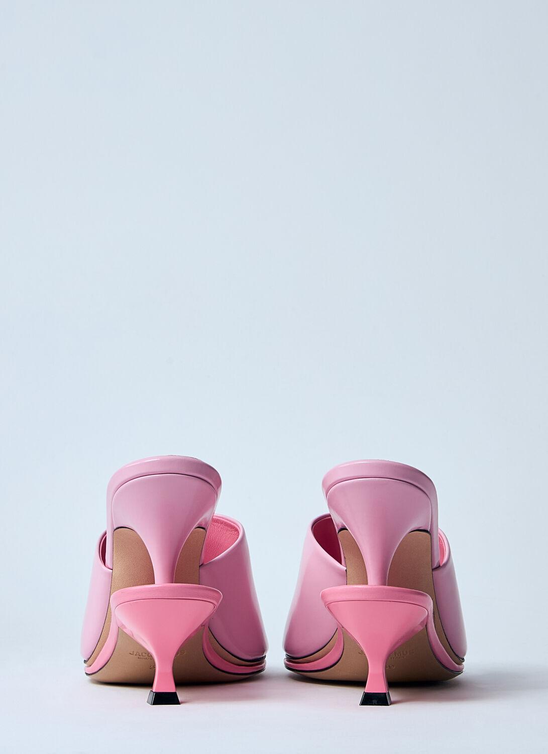 サンダル・ミュール JACQUEMUS Les Doubles Mules - Jacquemus - Leather - Pink Les Doubles Mules - Jacquemus - Leather - Pink