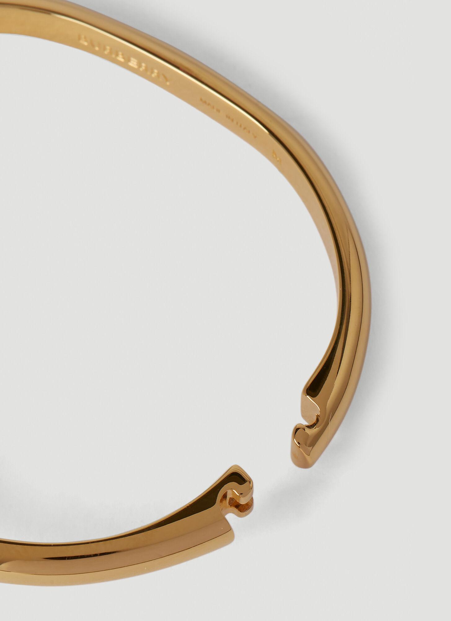 Burberry Women's Logo Bracelet in Light Gold Burberry