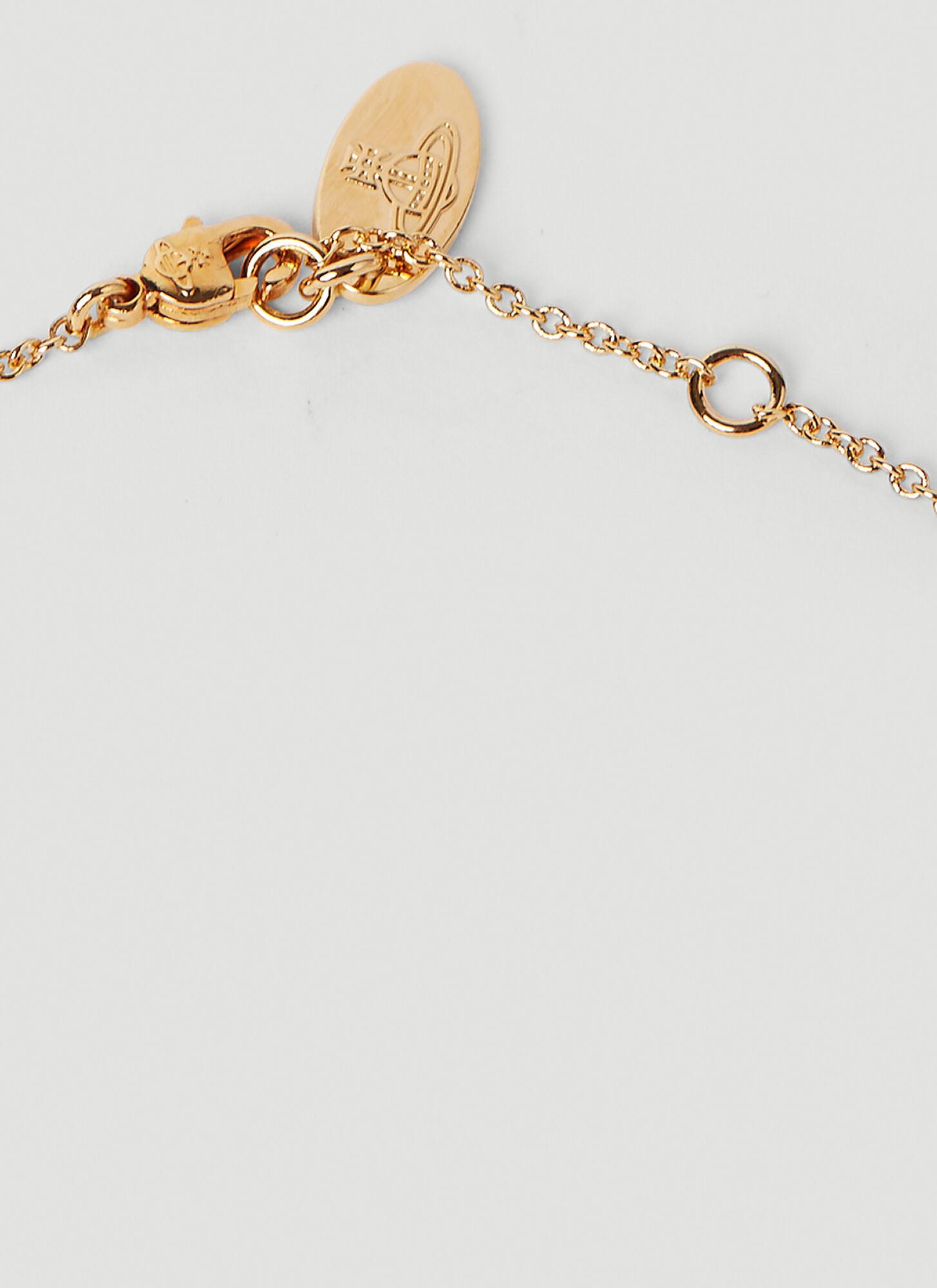 Vivienne Westwood Petite Original Orb Pendant Necklace in White 