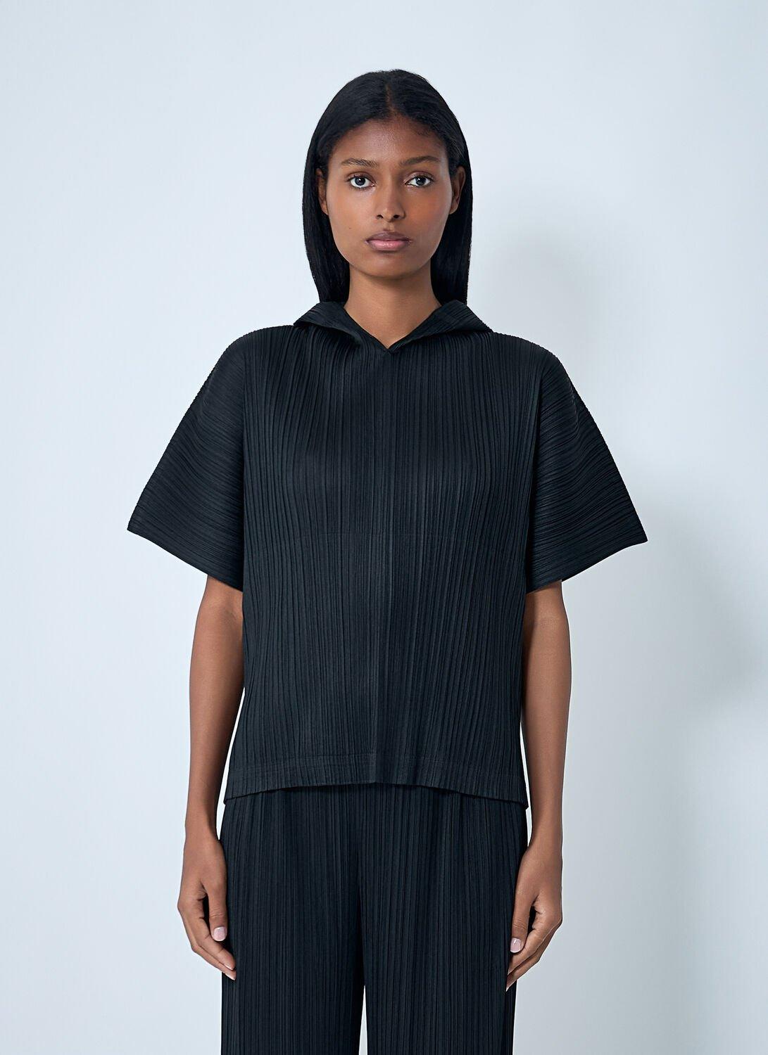 トップス PLEATS PLEASE deformation shirt BLK Black Pleated shirt Pleats Please Issey Miyake - Vitkac AS