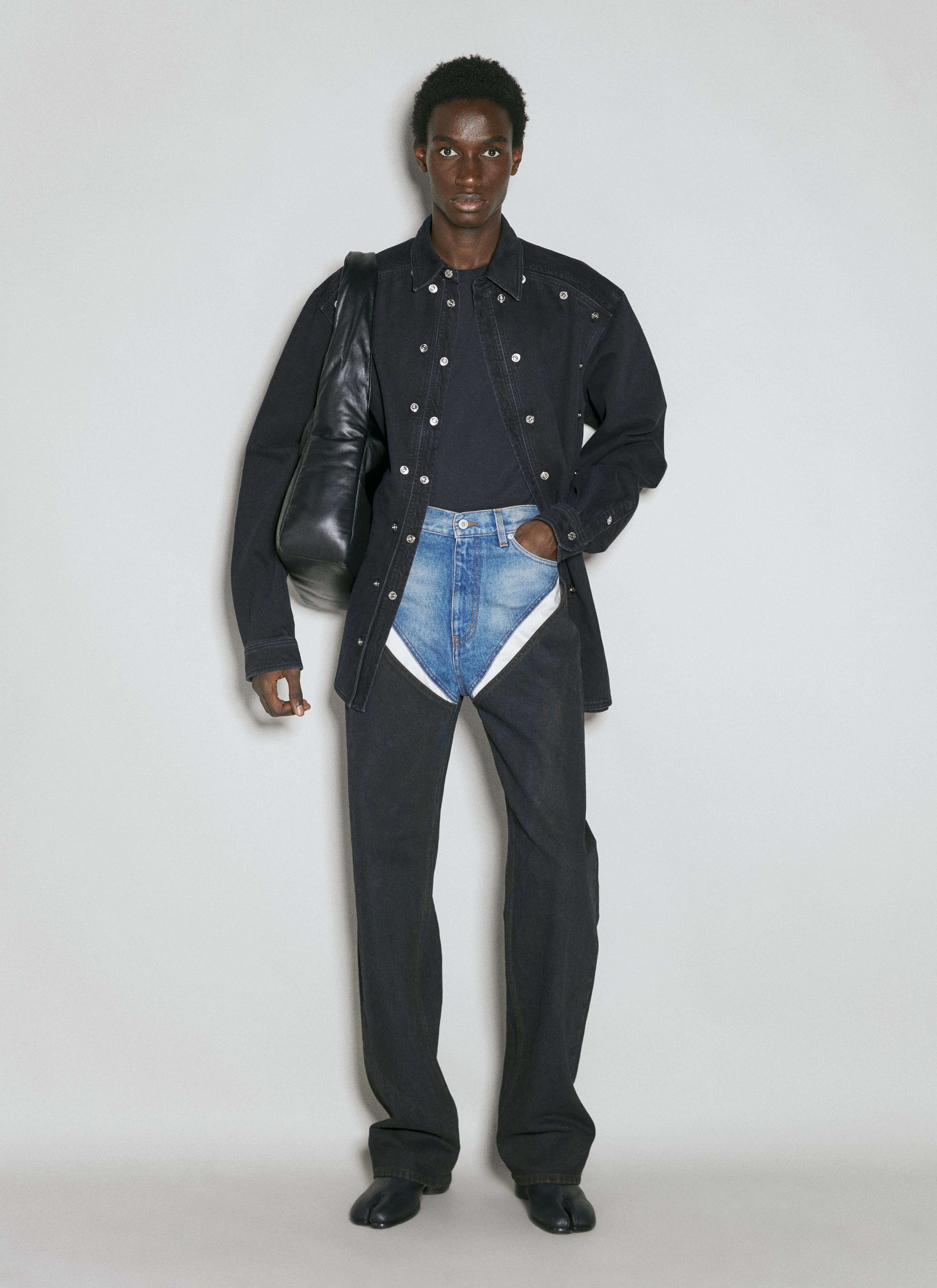 Y. Project Cut Out Denim Jeans in Blue for Men | Lyst Canada