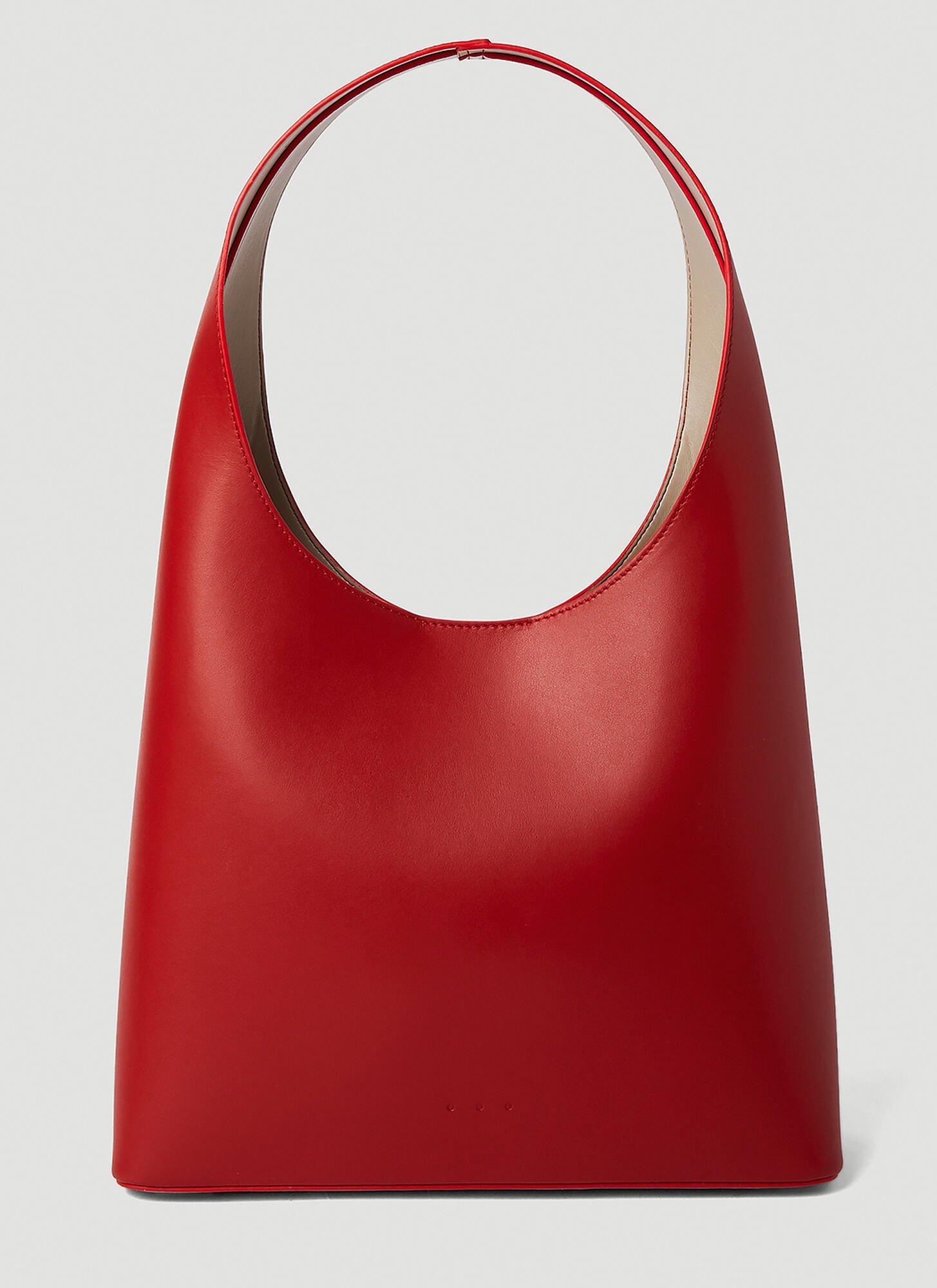 Aesther Ekme Sac Midi Shoulder Bag in Red