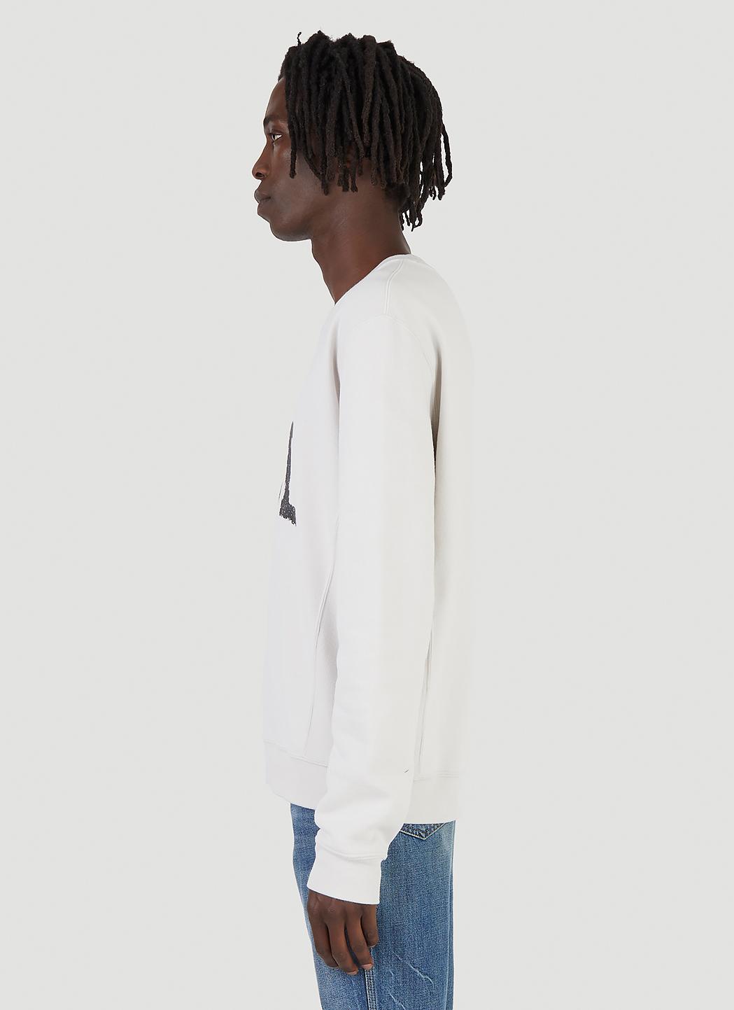Ysl white clearance sweatshirt