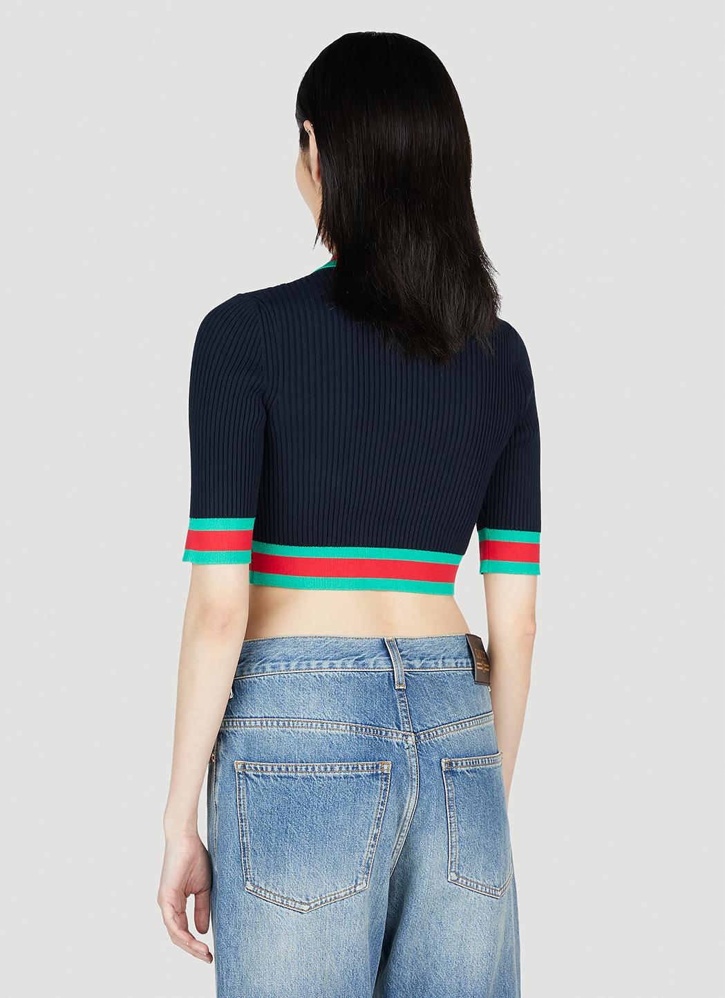 Gucci Cropped Top 'Black