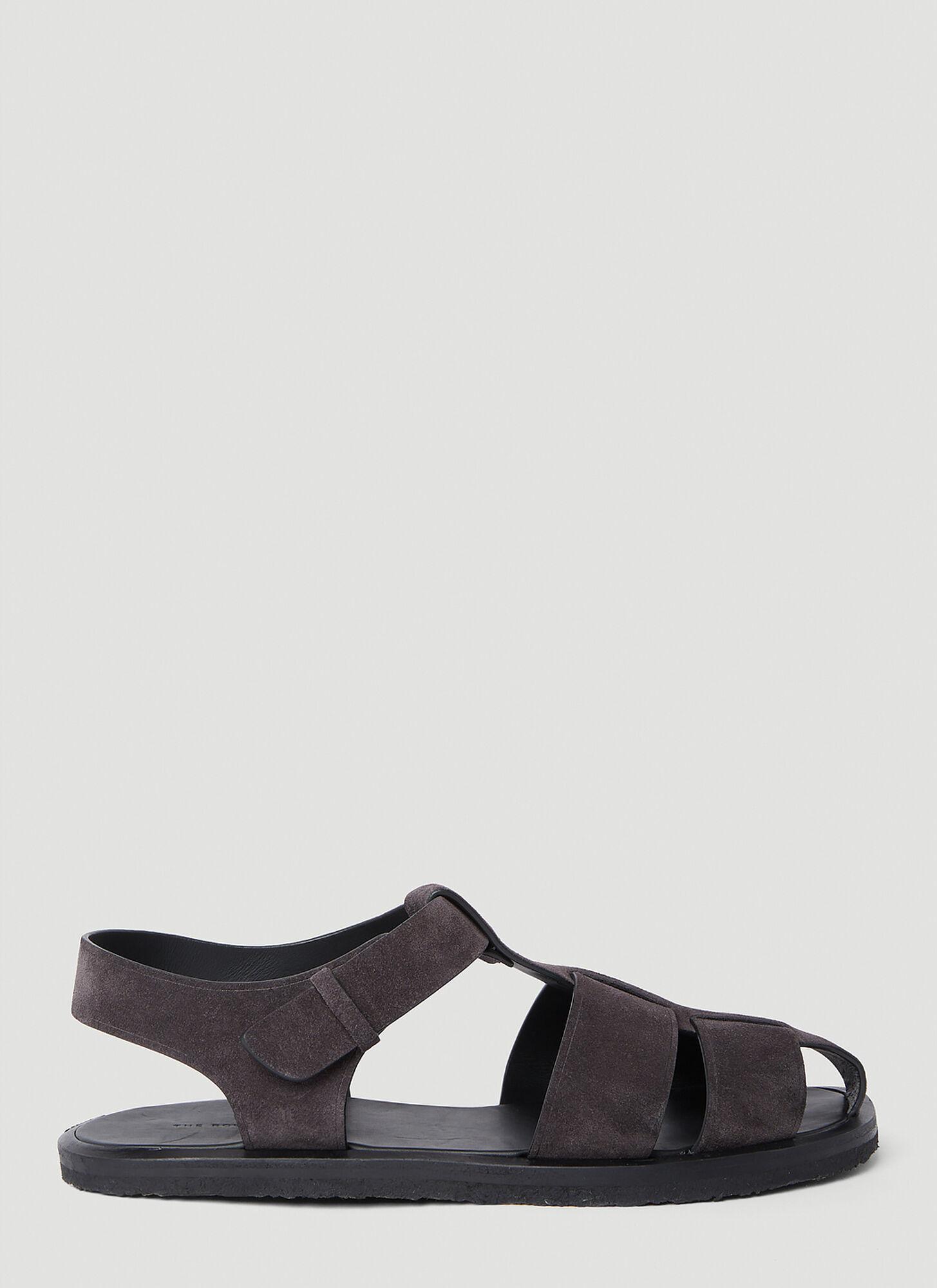 The Row Fisherman Sandals in Black for Men | Lyst