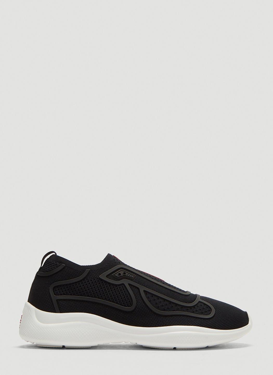 Prada americas cup zwart sale