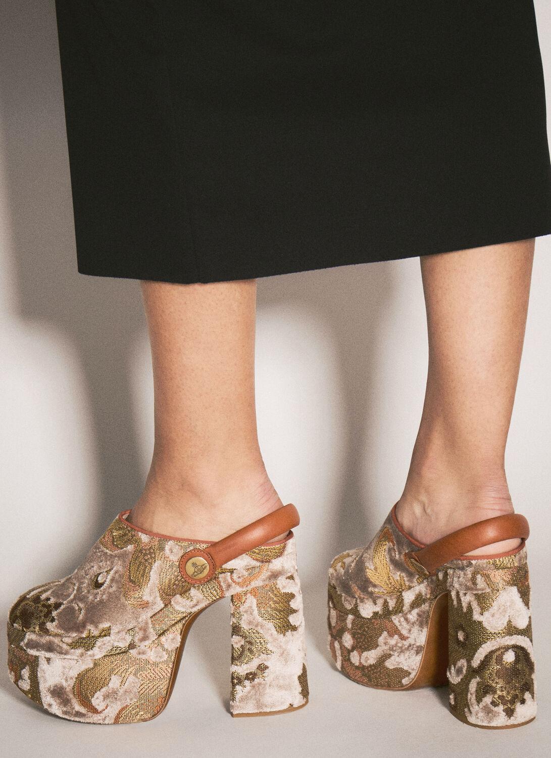 Vivienne Westwood Swamp Platform Clogs in Black | Lyst