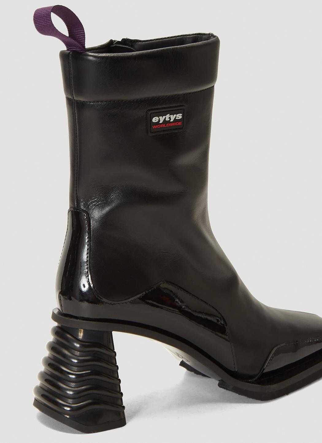 Eytys Gaia Leather Boots in Black | Lyst