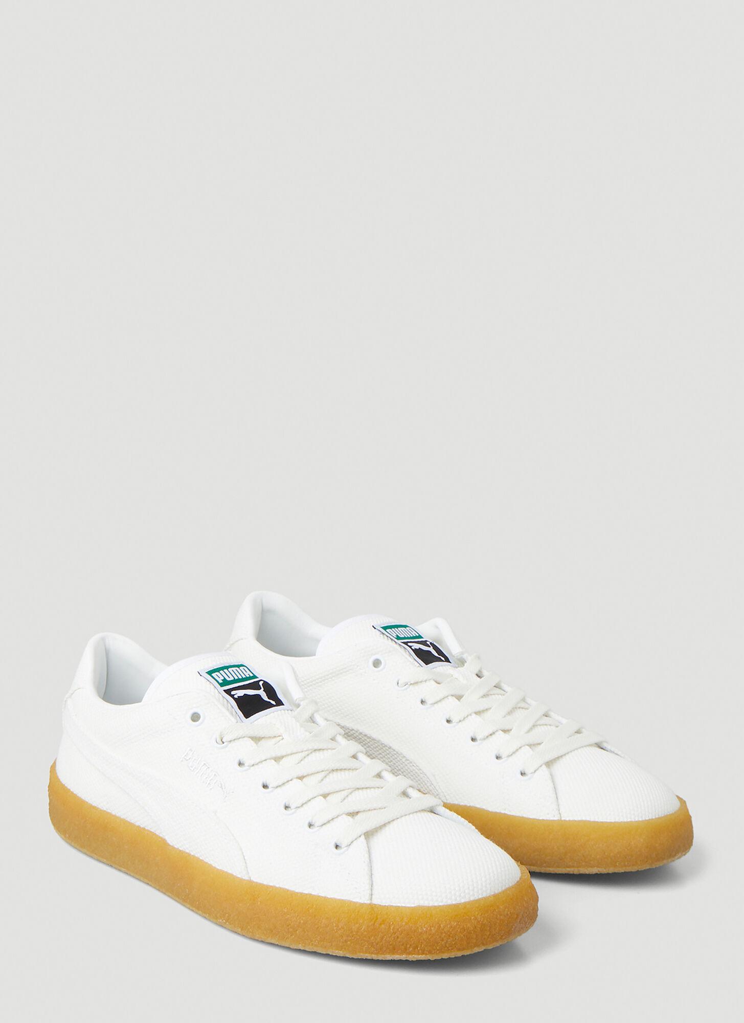 PUMA Crepe Canvas Sneakers in White for Men | Lyst