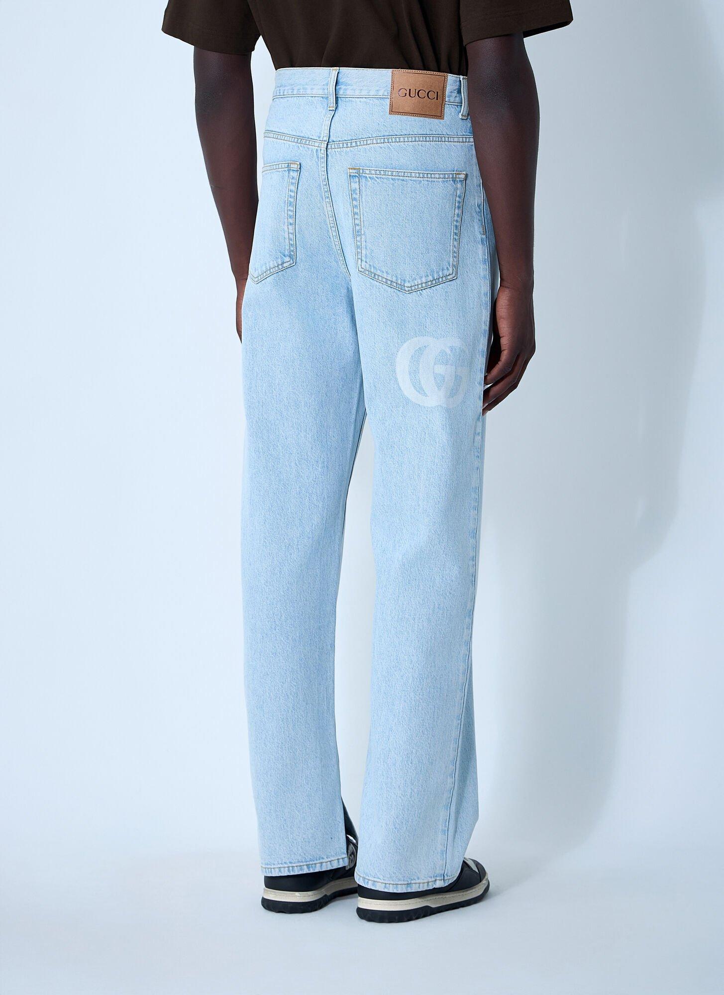 デニム・ジーパン Gucci WIDE LEG DENIM JEANS Gucci Wide-Leg Jeans − Sale: up to −42% | Stylight