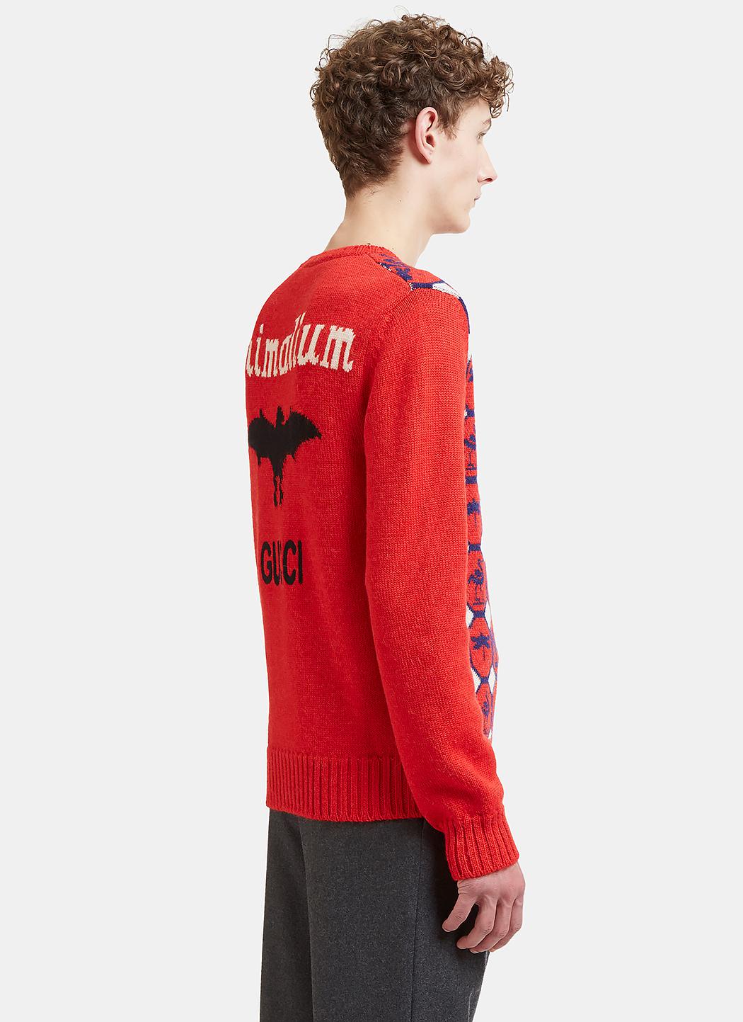 gucci animalium sweater
