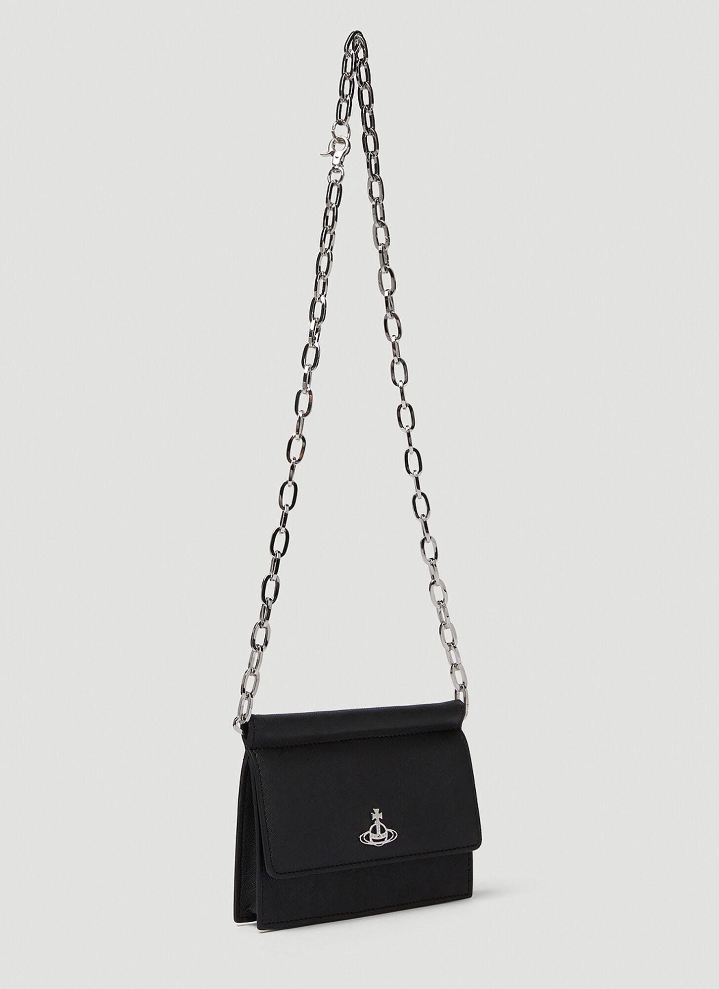 Vivienne Westwood Biogreen Shoulder Bag in Black | Lyst