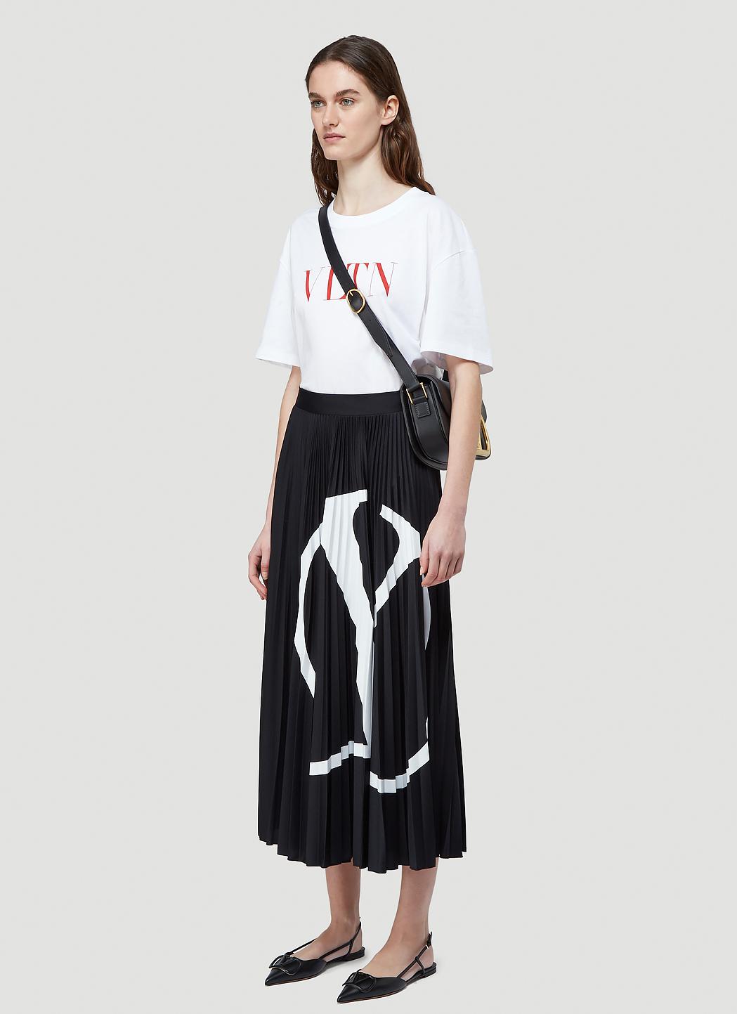 【ヴァレンティノ】 Skirts - Pleated Skirts スカート ツイル トゥッタラ Vプリーツスカート for ウィメンズ インチ