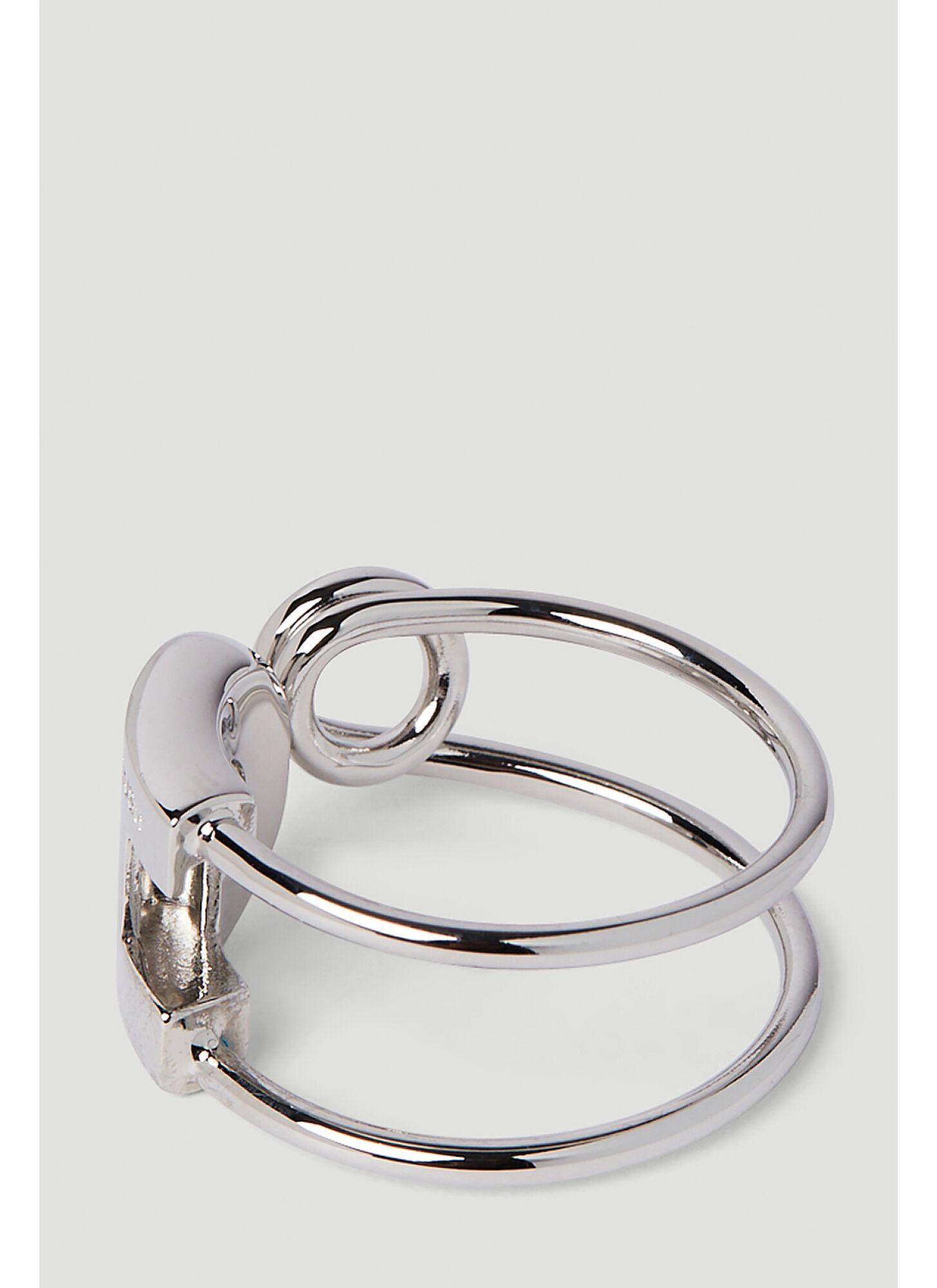 Ambush A-safety Pin Ring in Gray | Lyst