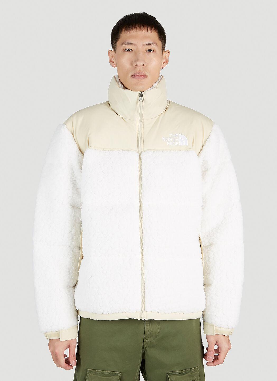 The North Face High Pile Nuptse Jacket in White for Men | Lyst Canada