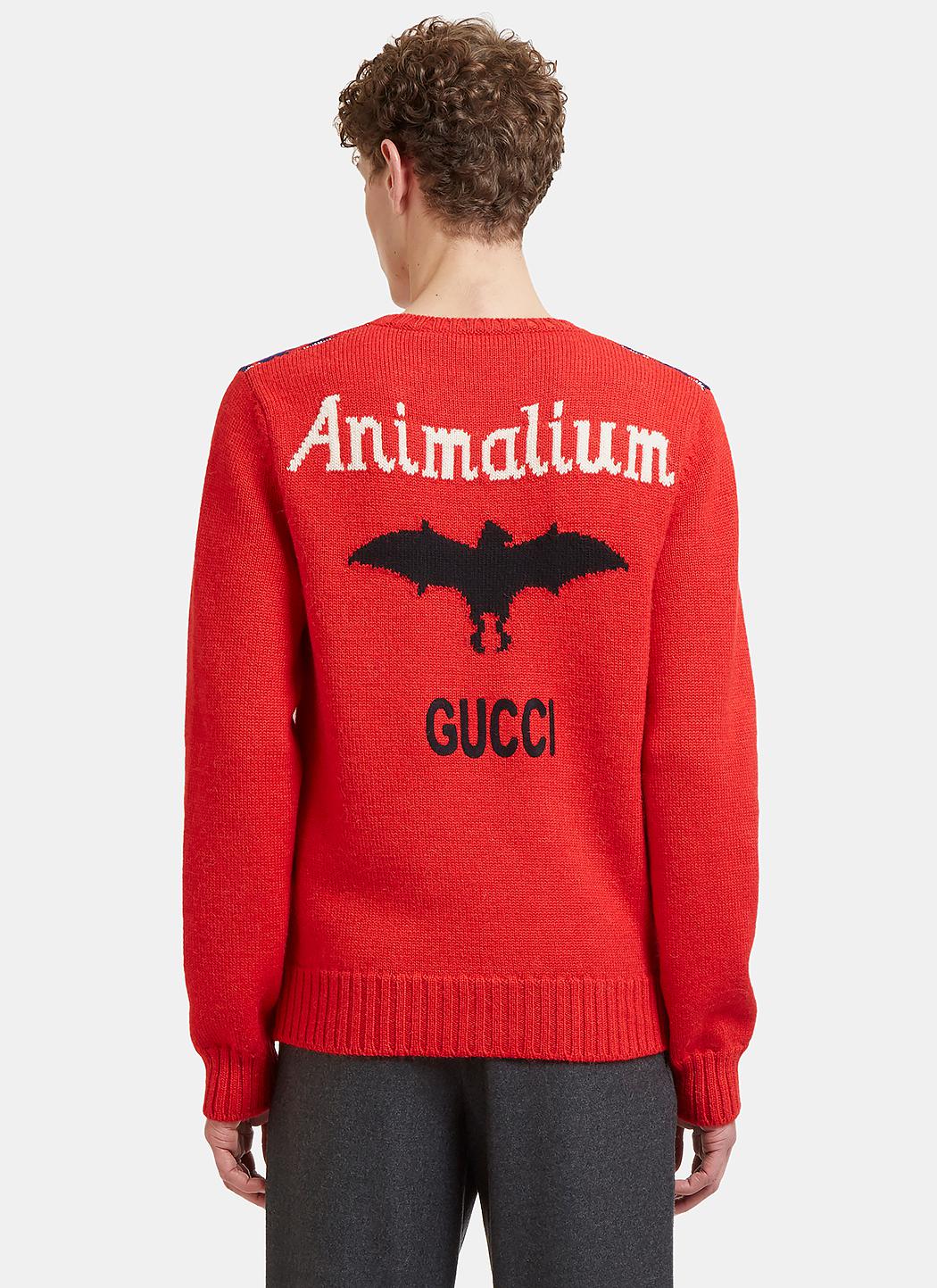 gucci animalium sweater