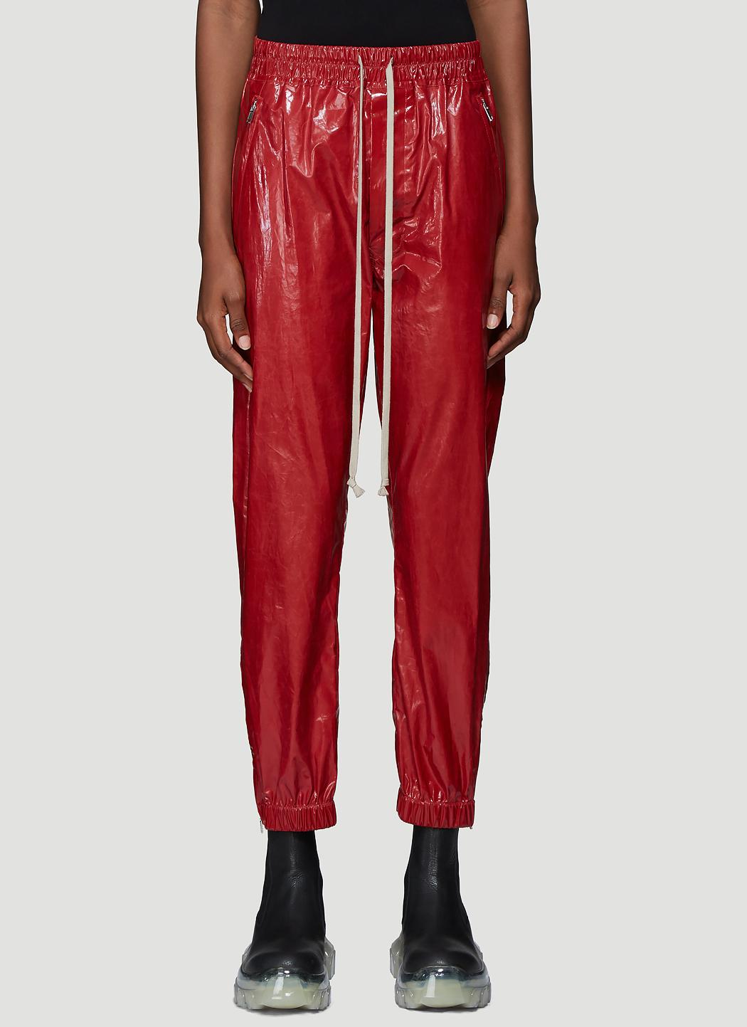 zip cuff track pants
