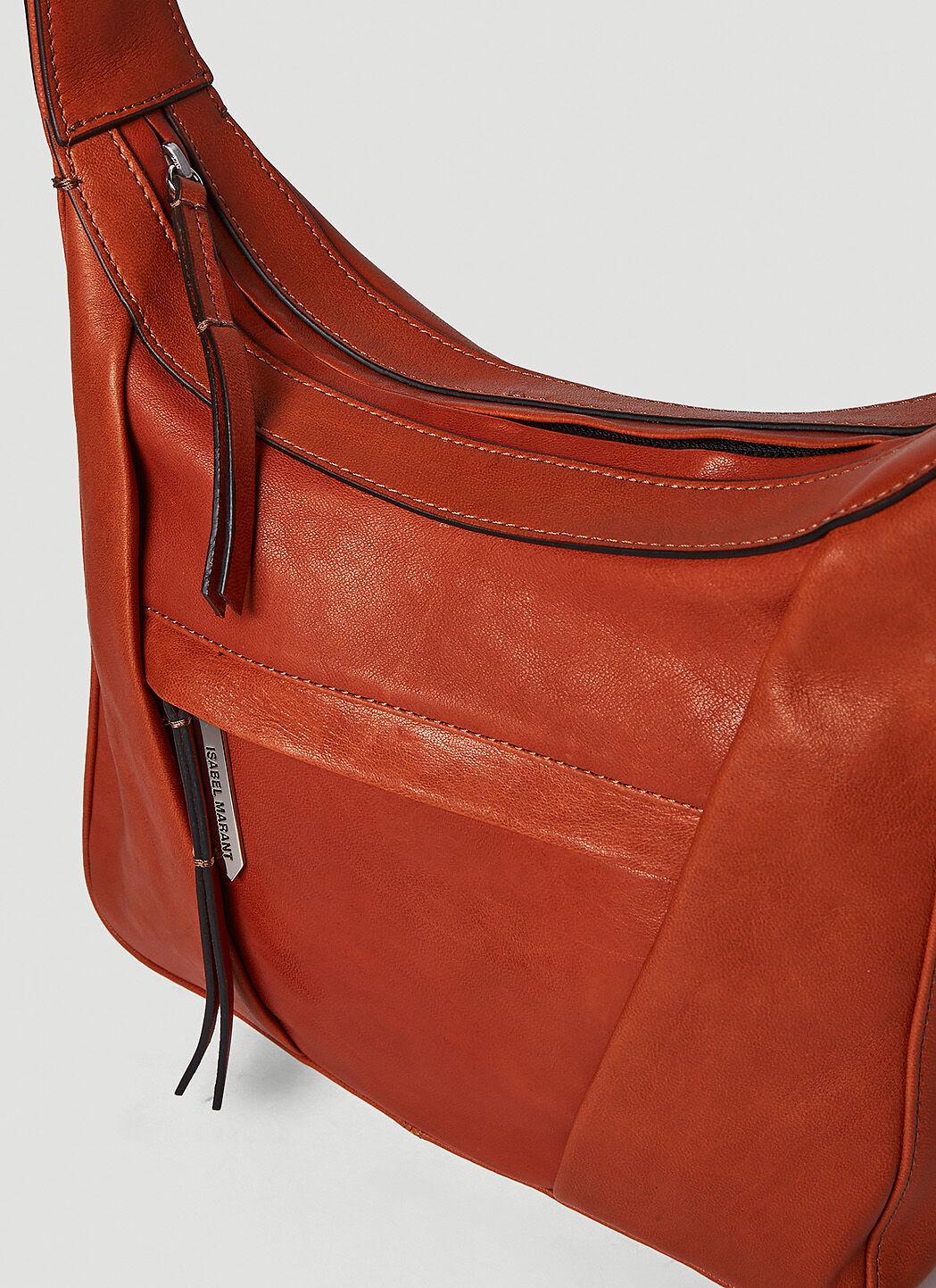 ISABEL MARANT】Niamey mini textured-leather shoulder bag