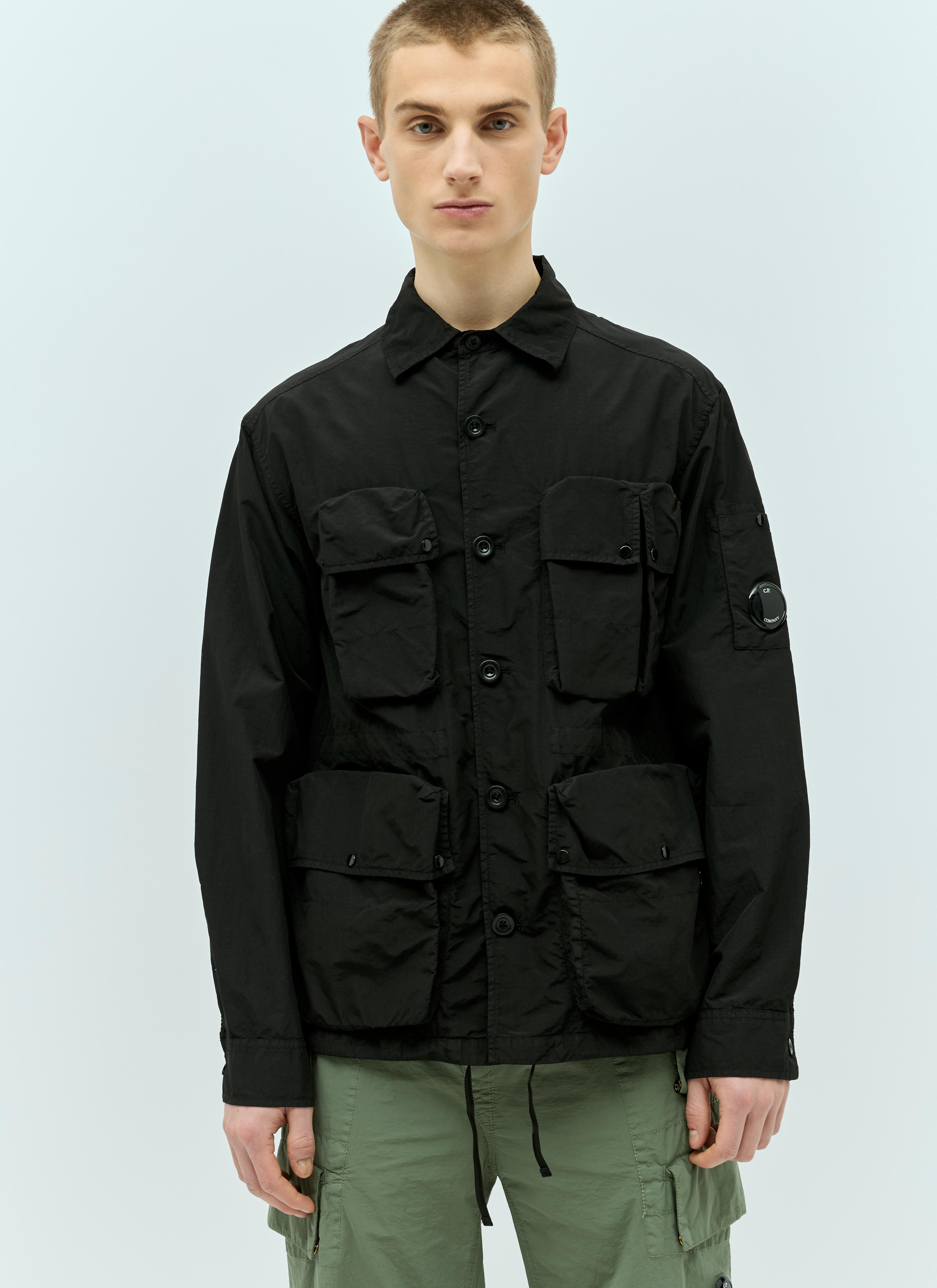 Cp company black overshirt top
