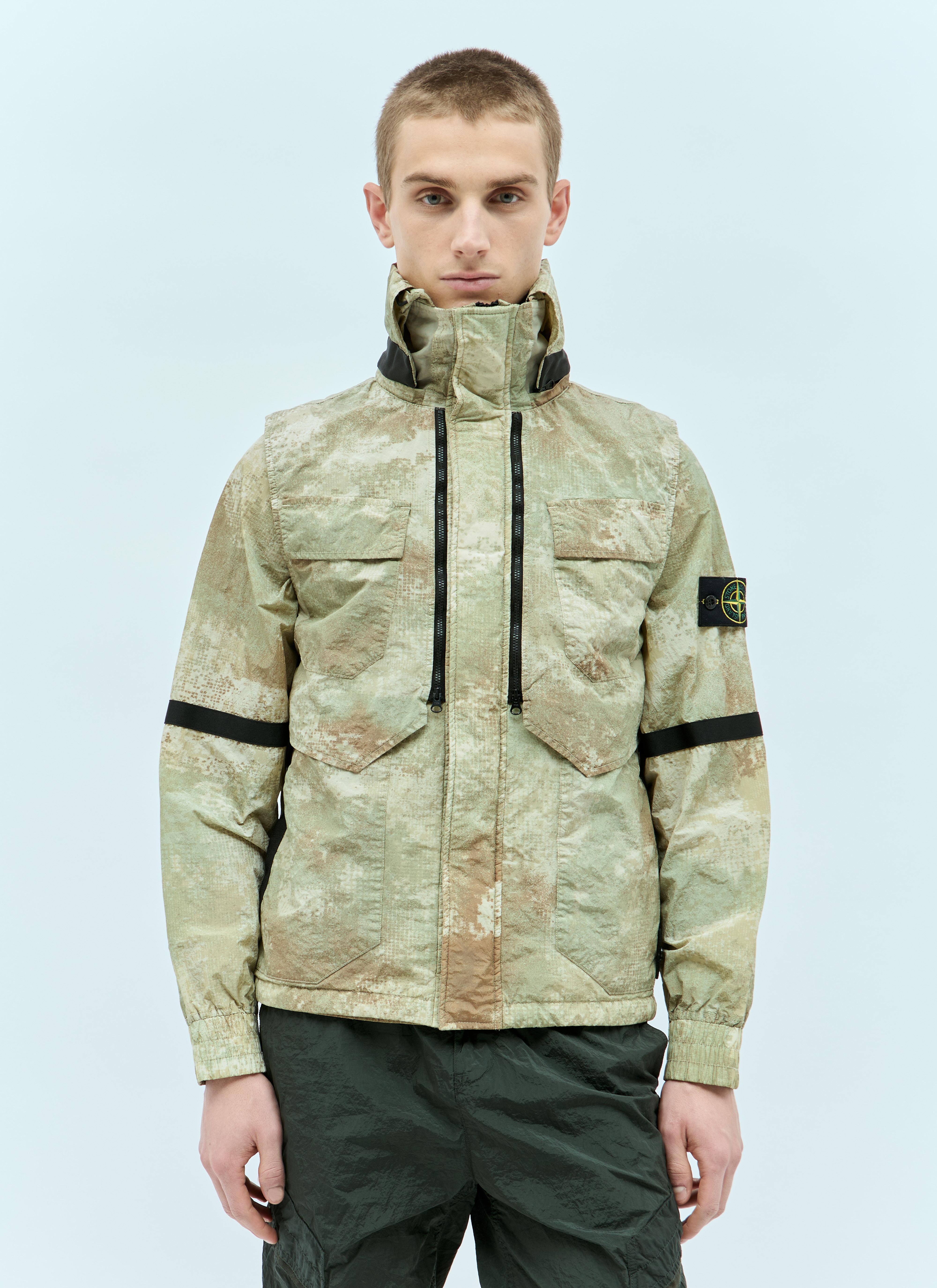 Stone island grid camo jacket outlet
