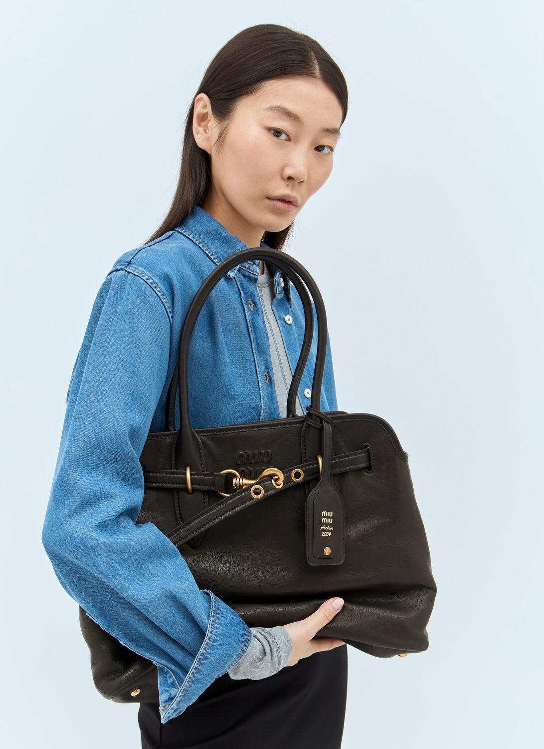 Miu Miu Aventure Shoulder Bag in Blue | Lyst