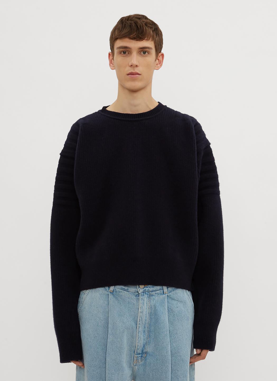 mens cropped cardigan
