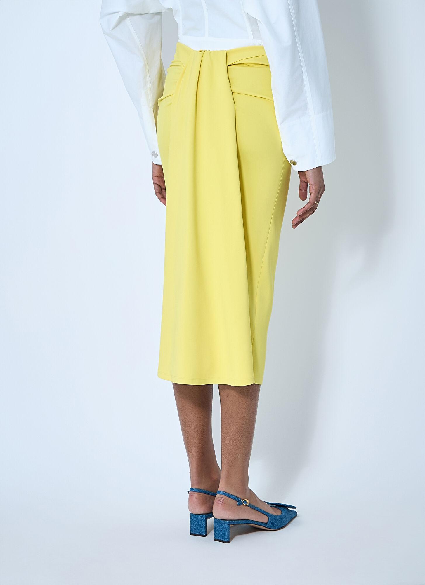 Jacquemus La Jupe Sablier Skirt in Yellow | Lyst Australia